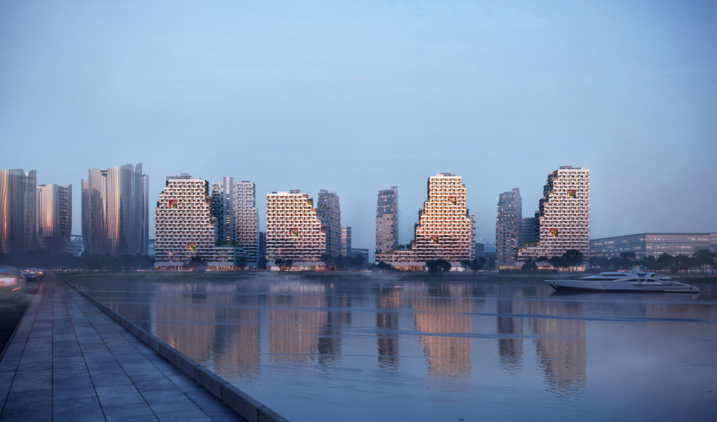 Residential high-rises by MVRDV in Shenzhen