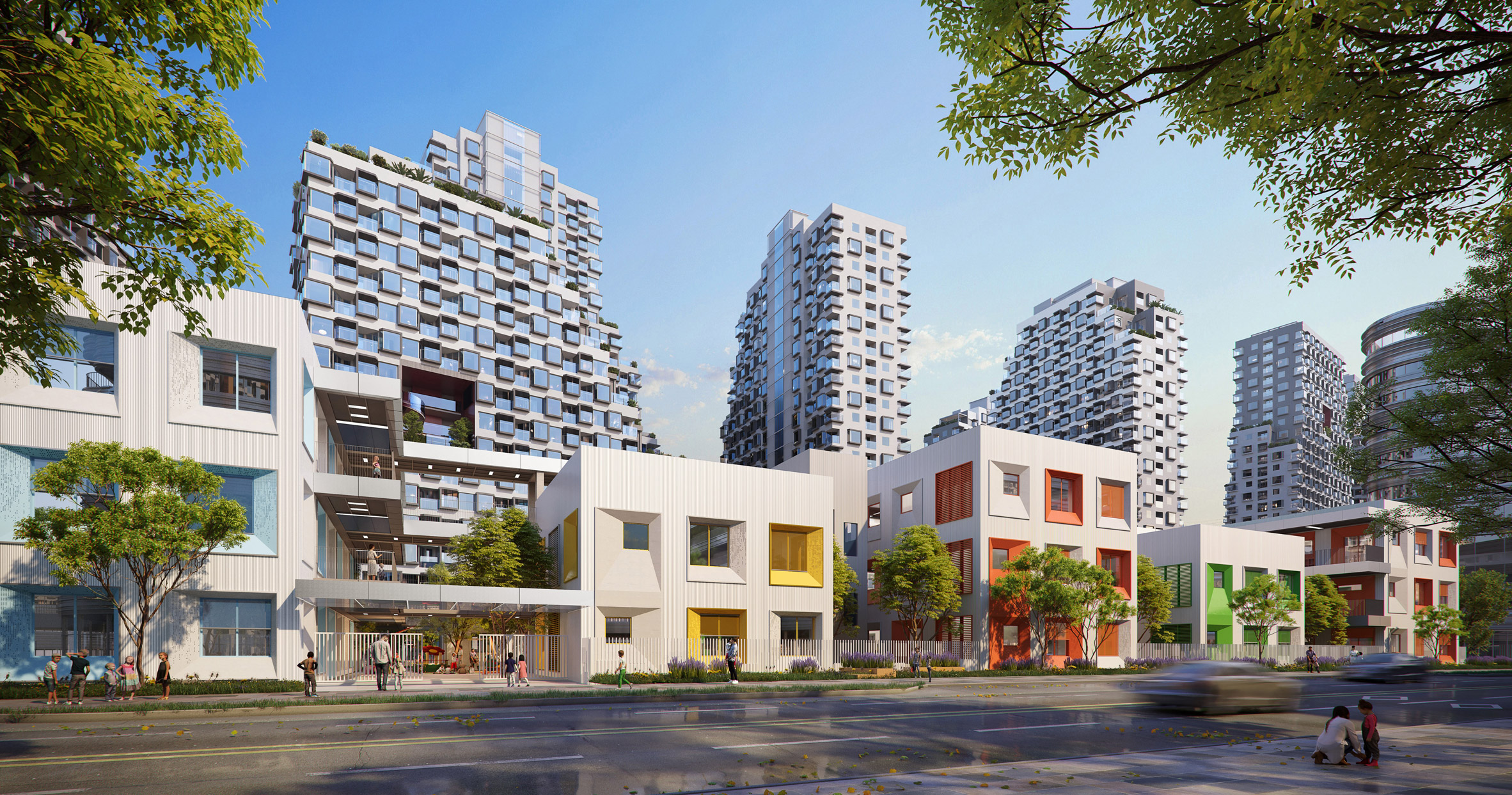 MVRDV residential buildings in Shenzhen