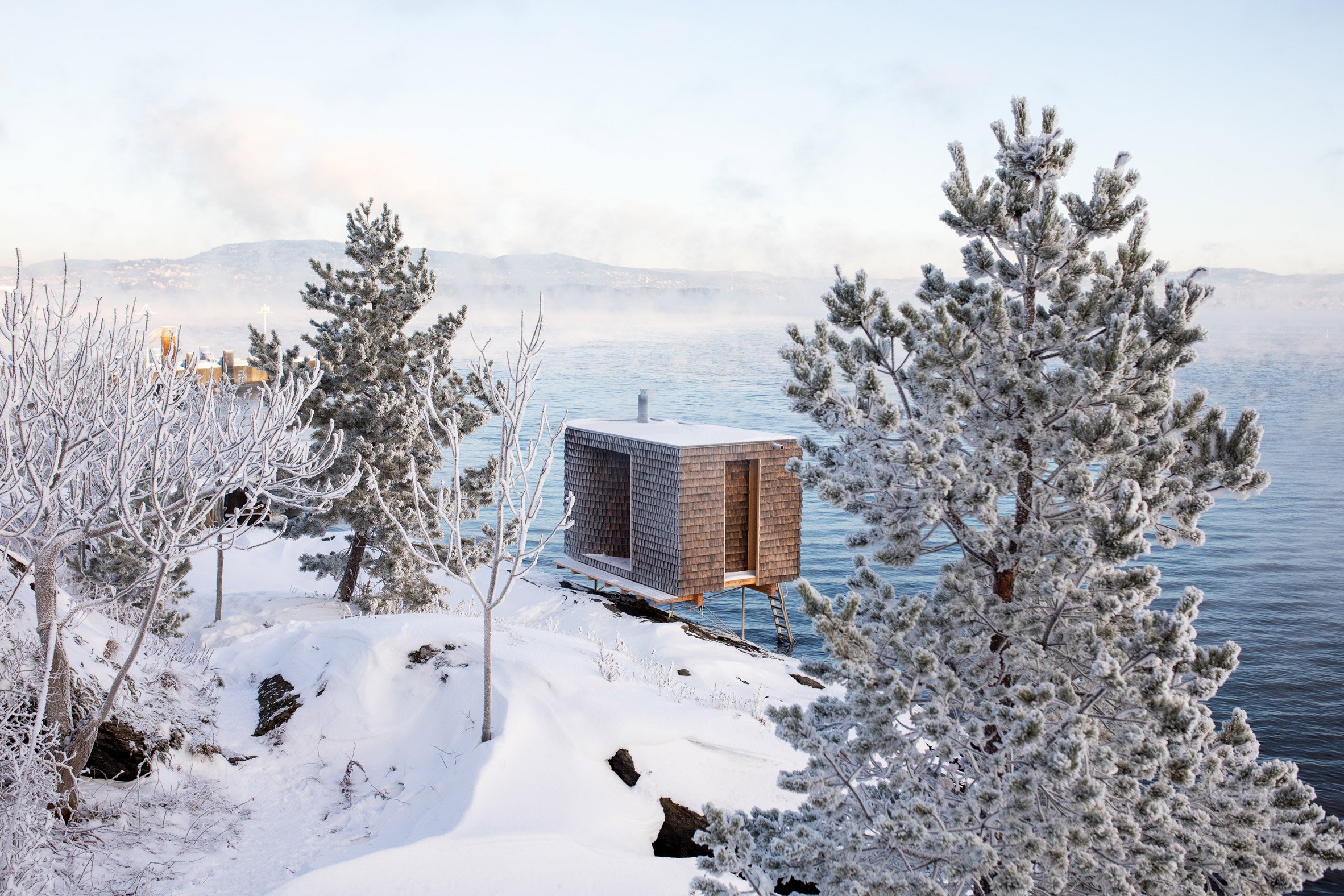 View of The Hotspot by Oslo Works within Nesodden peninsula