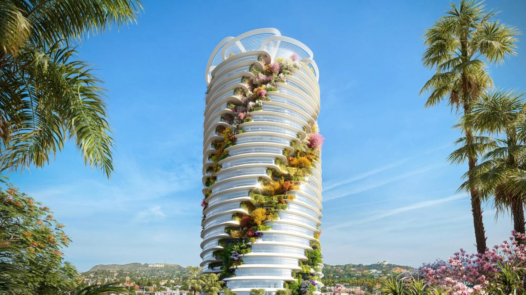 Foster + Partners Hollywood offices spiral