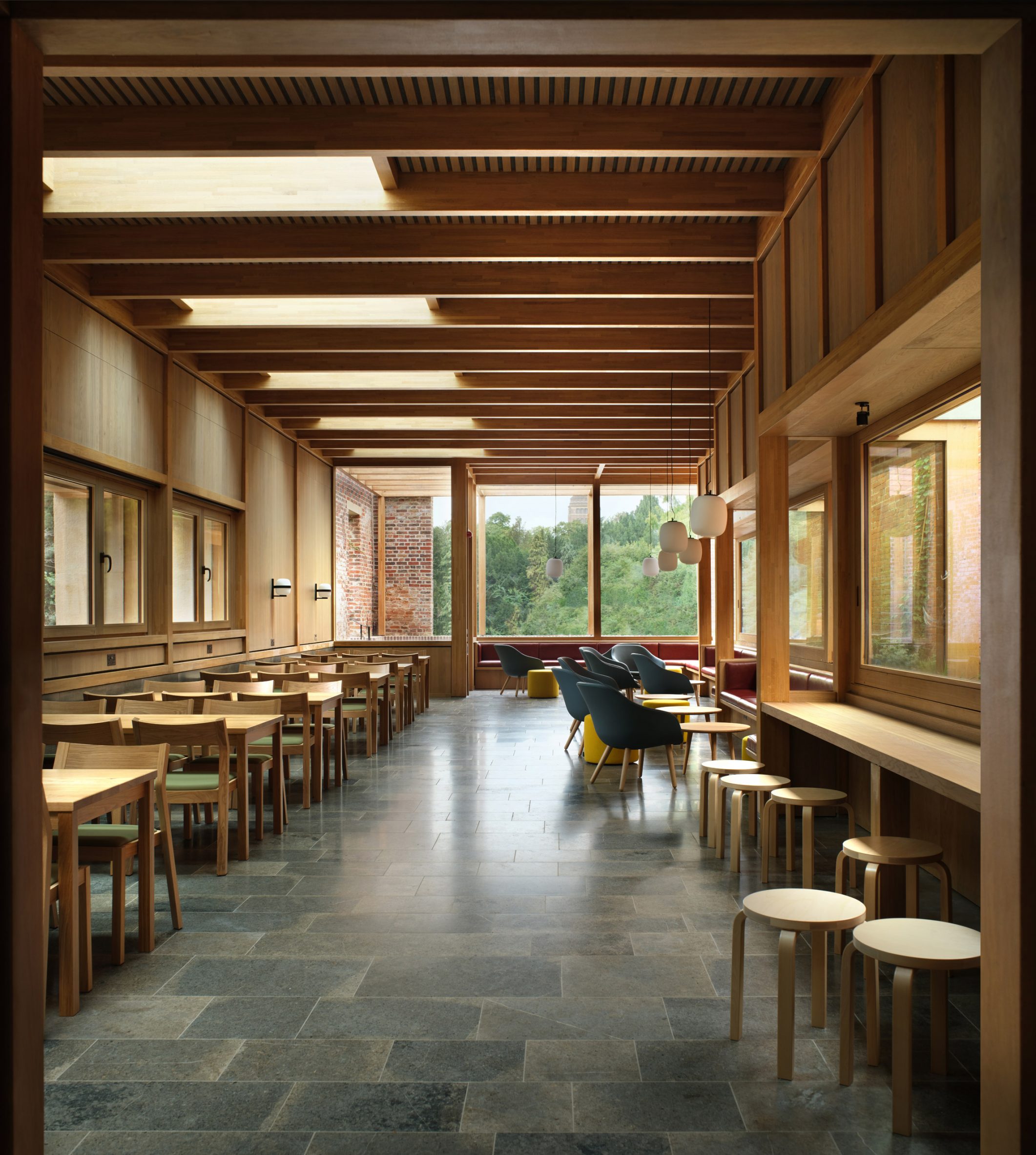View of the River Room within college extension by Witherford Watson Mann