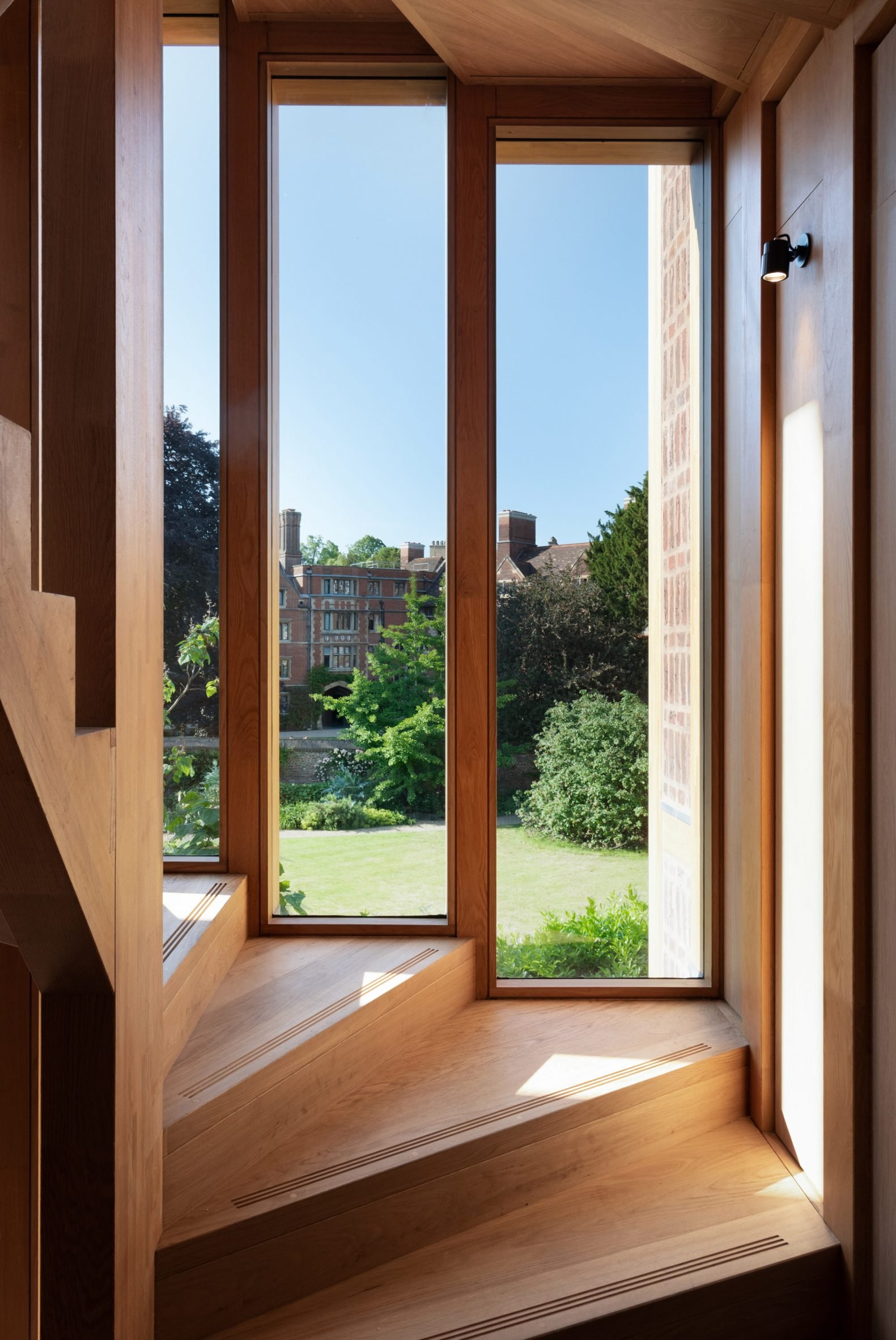 Fire escape within the River Wing by Witherford Watson Mann
