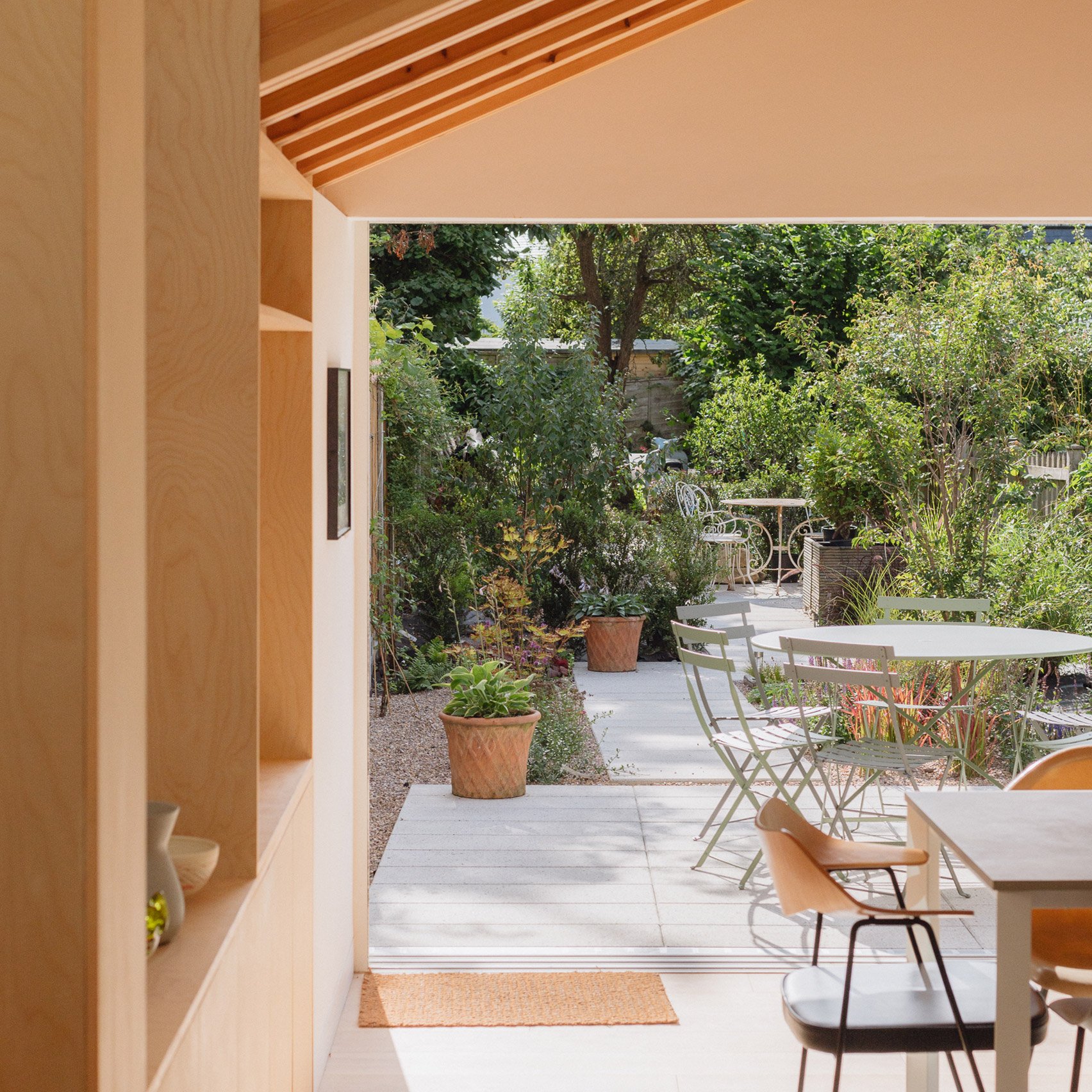 Interior of Flitch Cottage by Whittaker Parsons