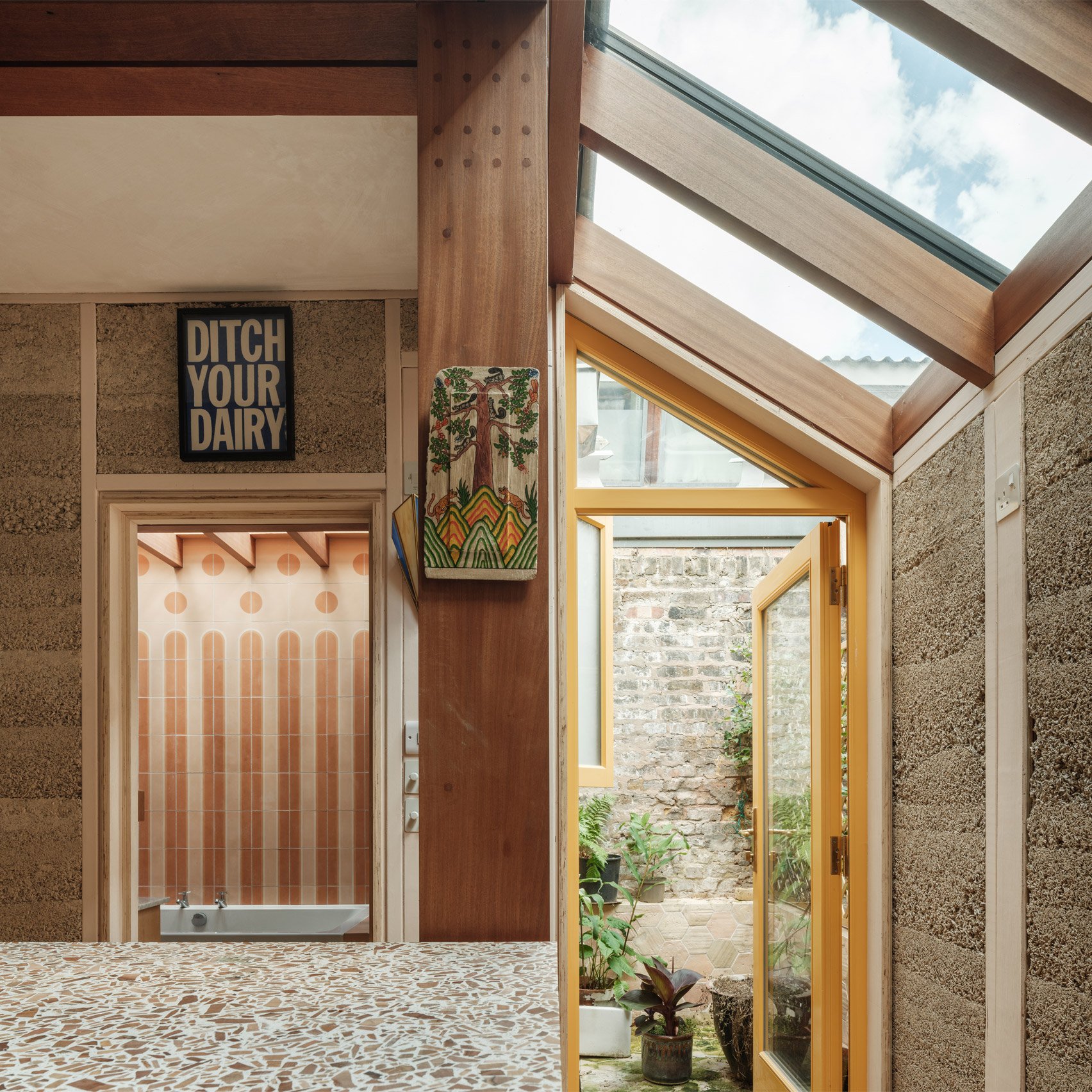 Interior of House Made by Many Hands by Cairn