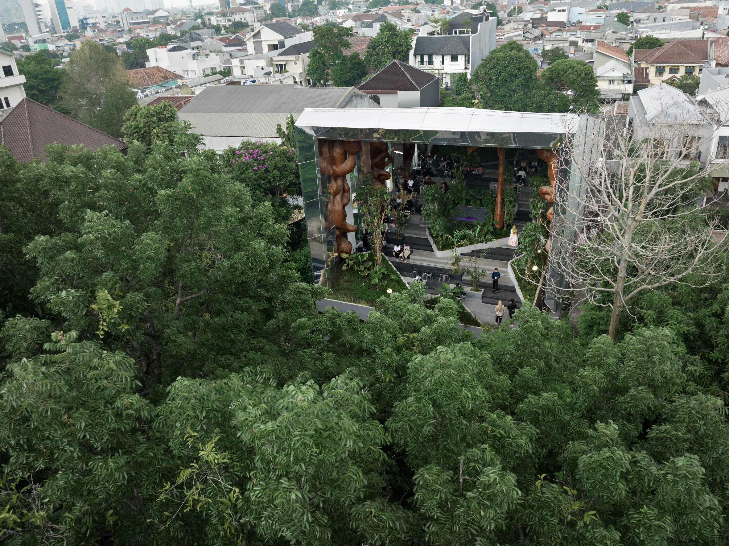 External view of Frame Garden in Indonesia