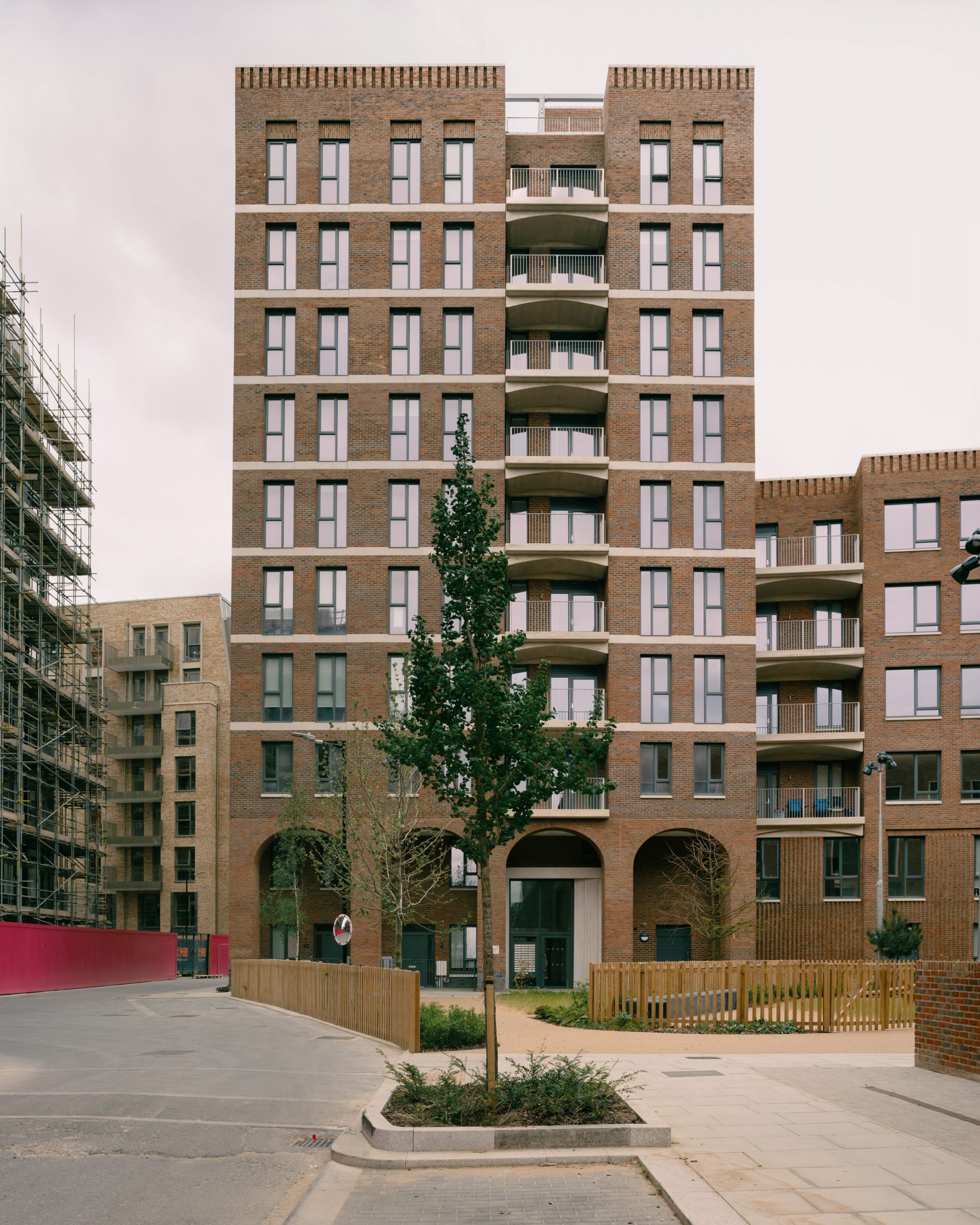 Exterior view of Harriet Hardy House in Southwark