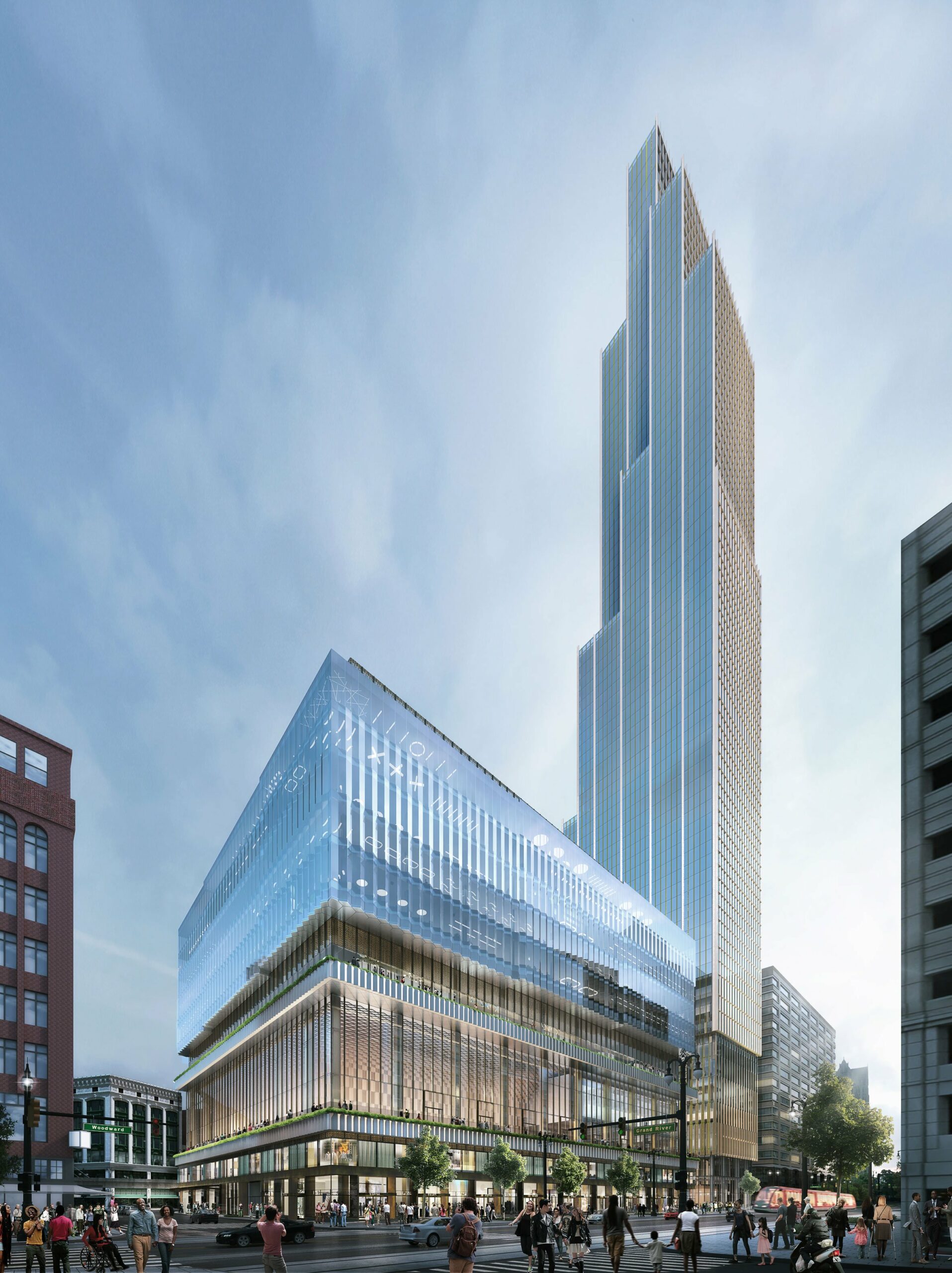 Hudson's Detroit skyscraper by SHoP Architects