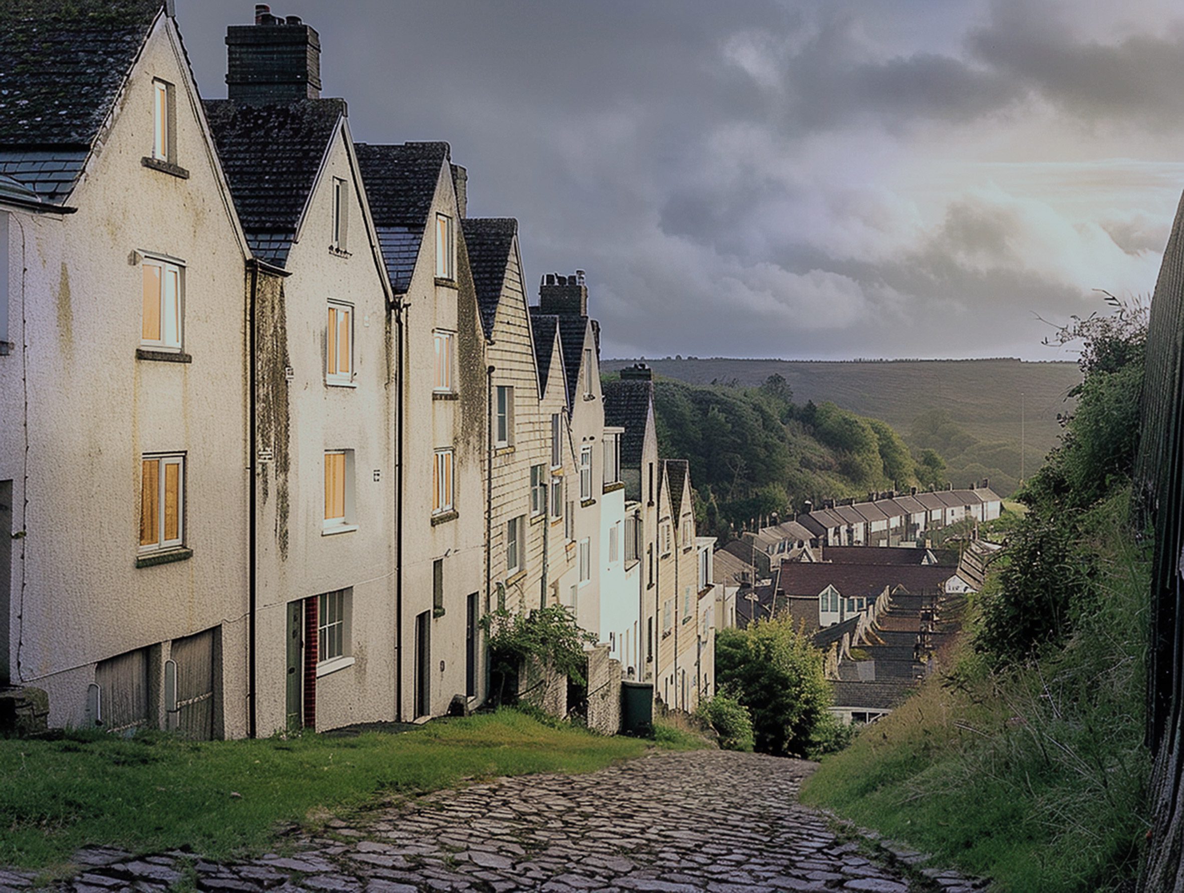 Gold Hill in Dorset