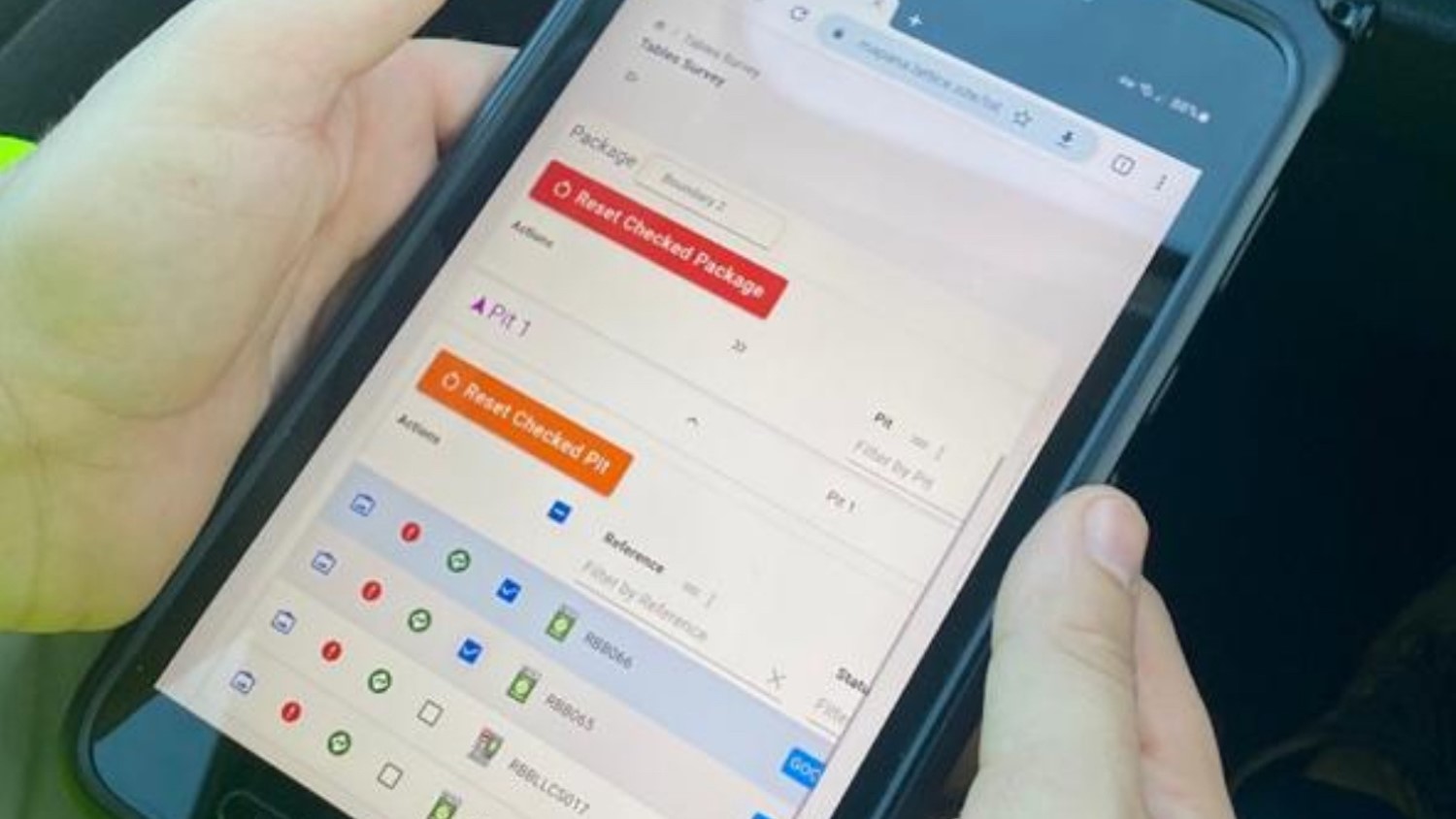 The Lattice app developed for ULEZ