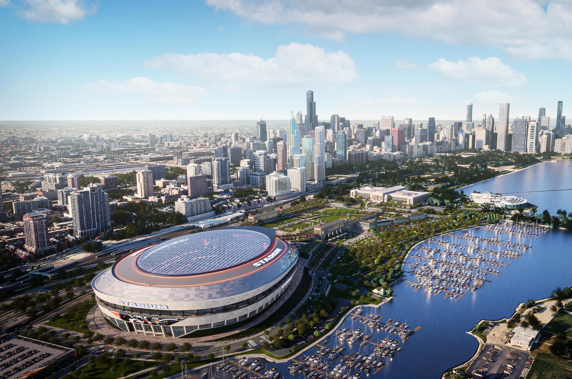 Bears Stadium in Chicago 