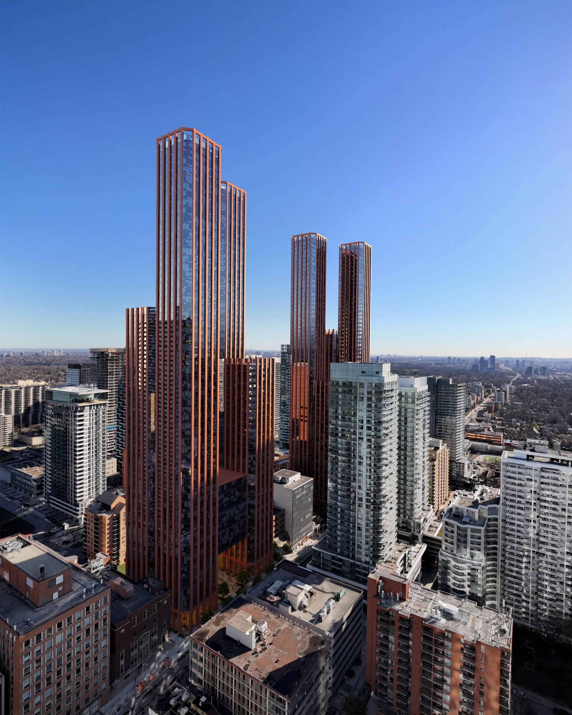 Stacked towers