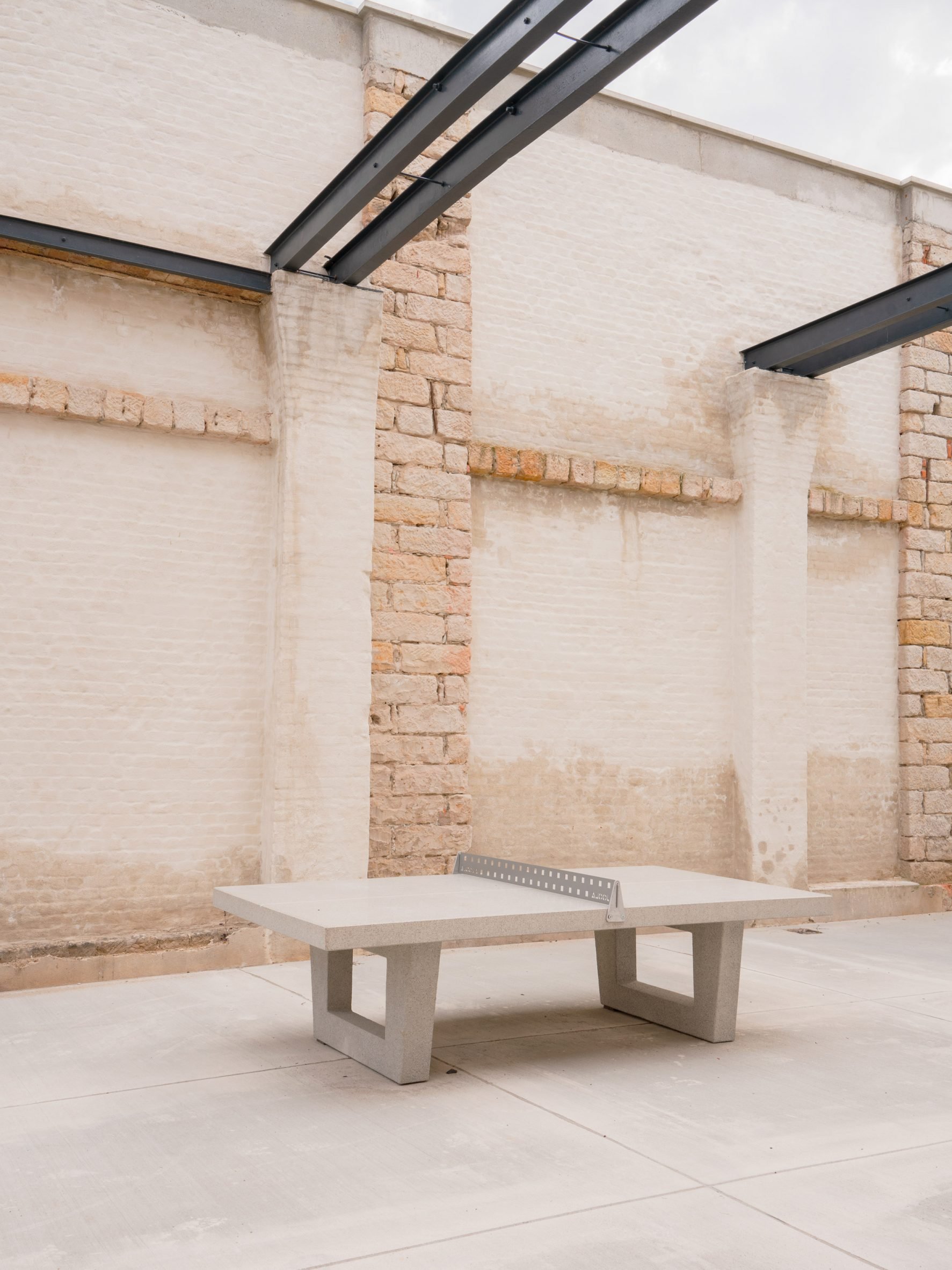 Courtyard at supported housing centre by Alexander Poetzsch Architekturen