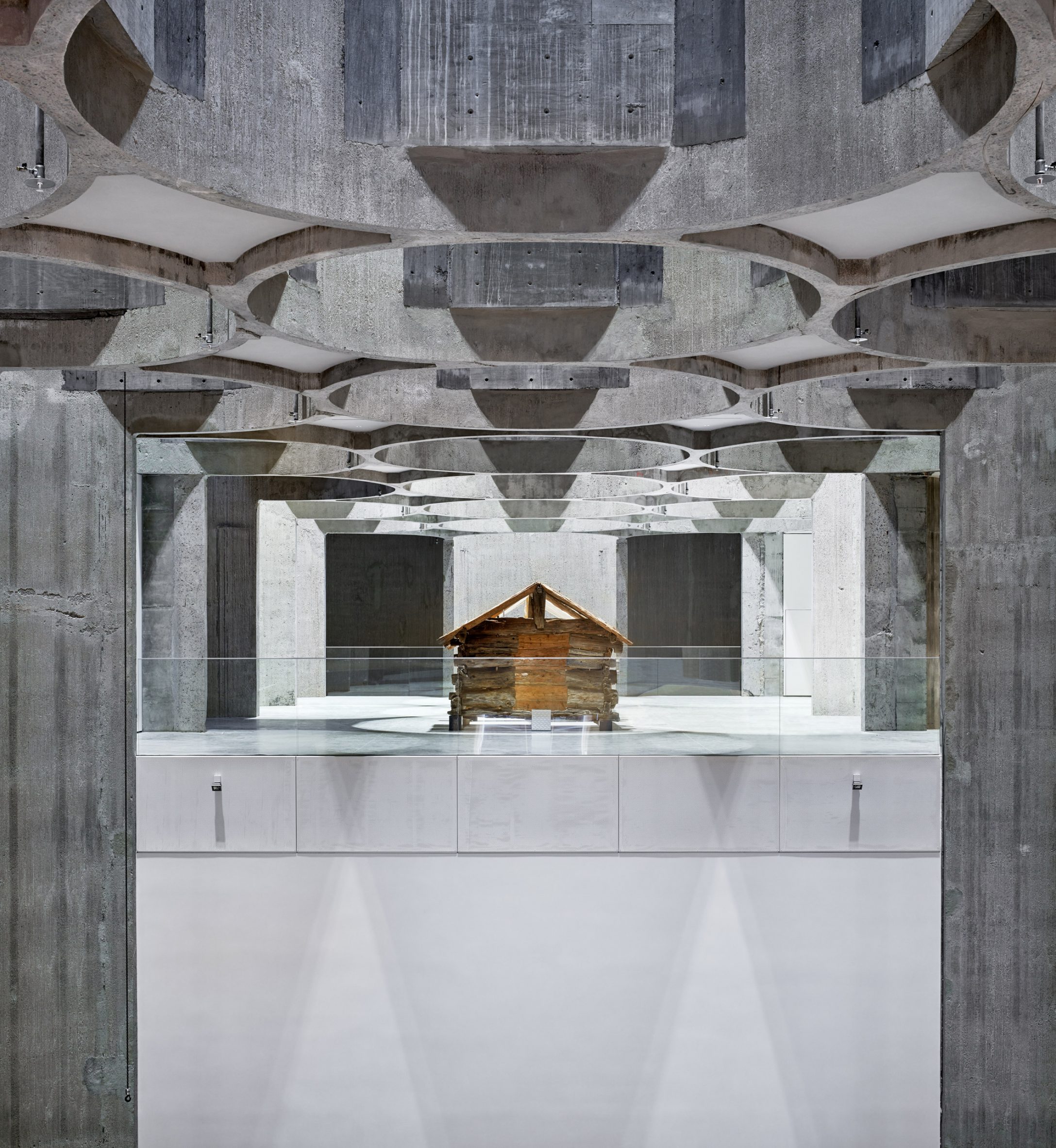 Gallery inside former grain silo
