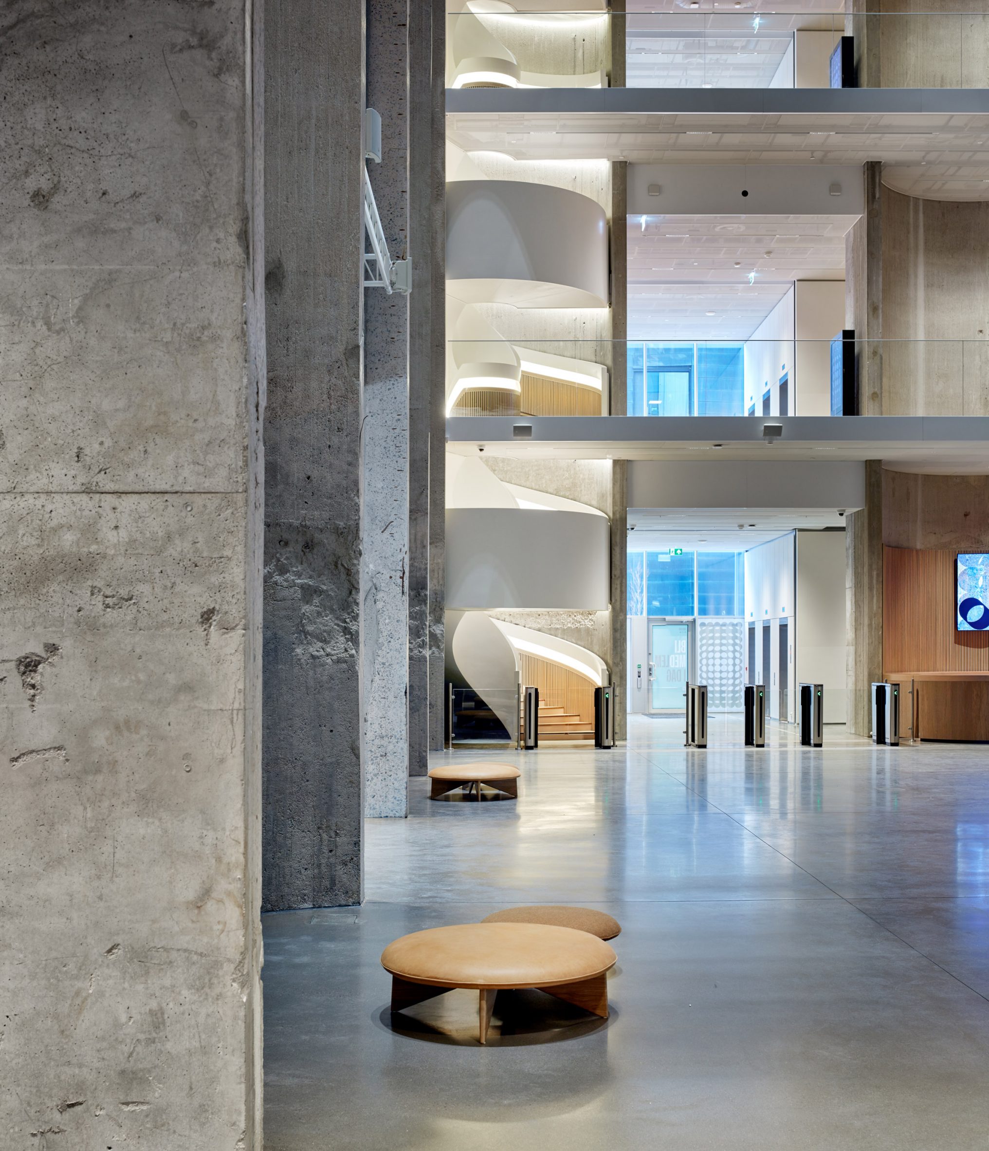 Interior of Kunstsilo in Norway by Mestres Wåge Arquitectes, BAX and Mendoza Partida