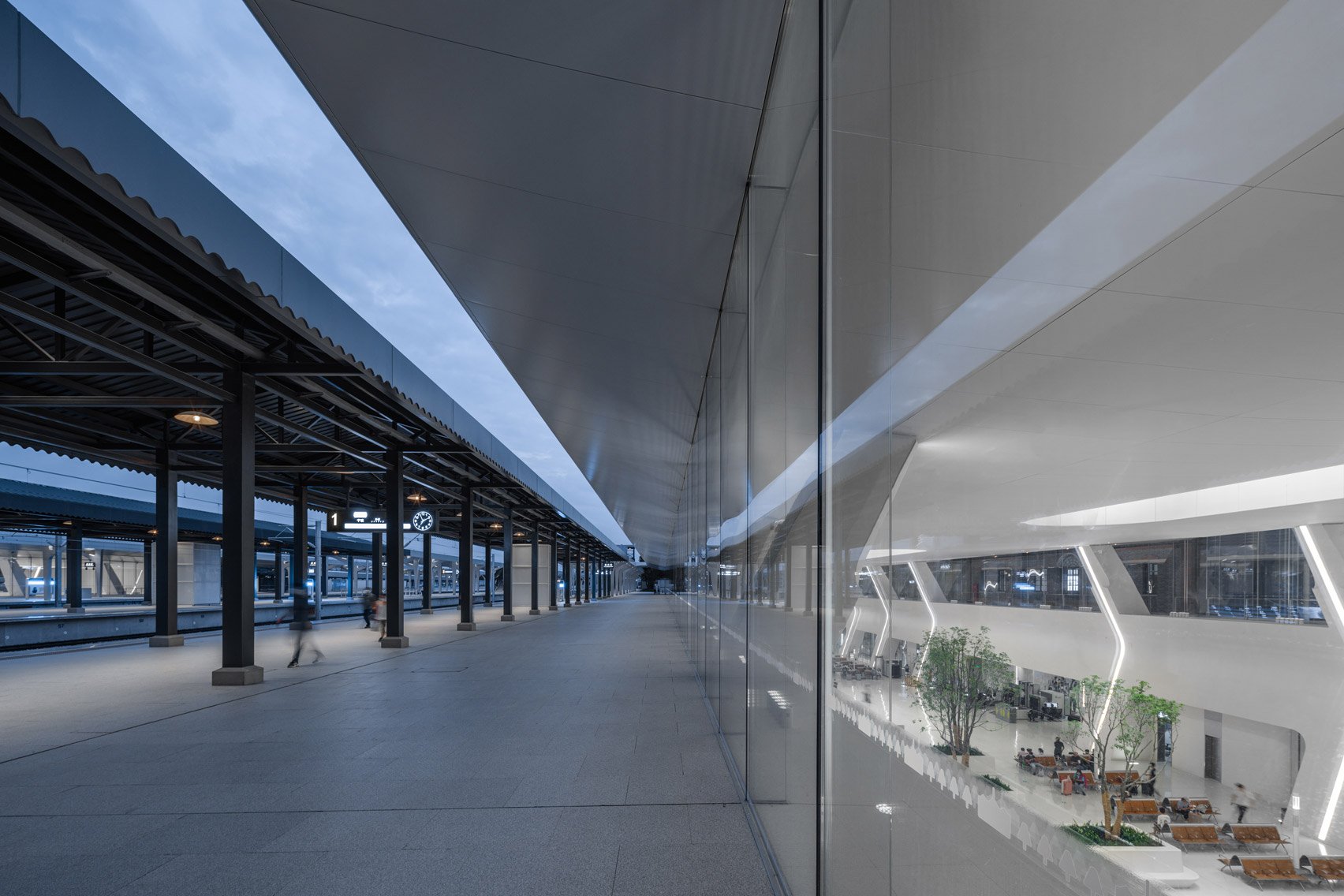 View of a station platform by MAD