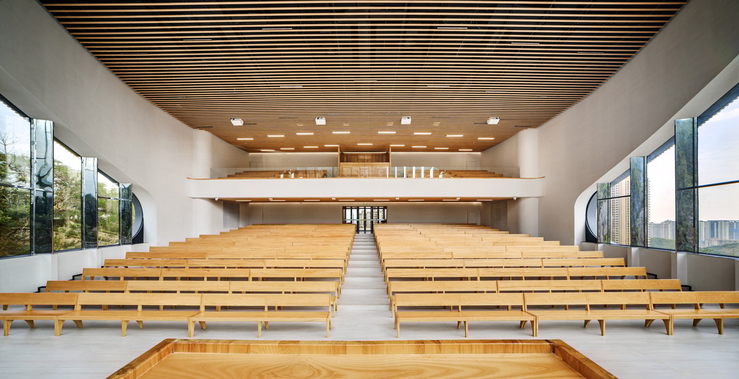 Main hall at Mountain Church of Julong