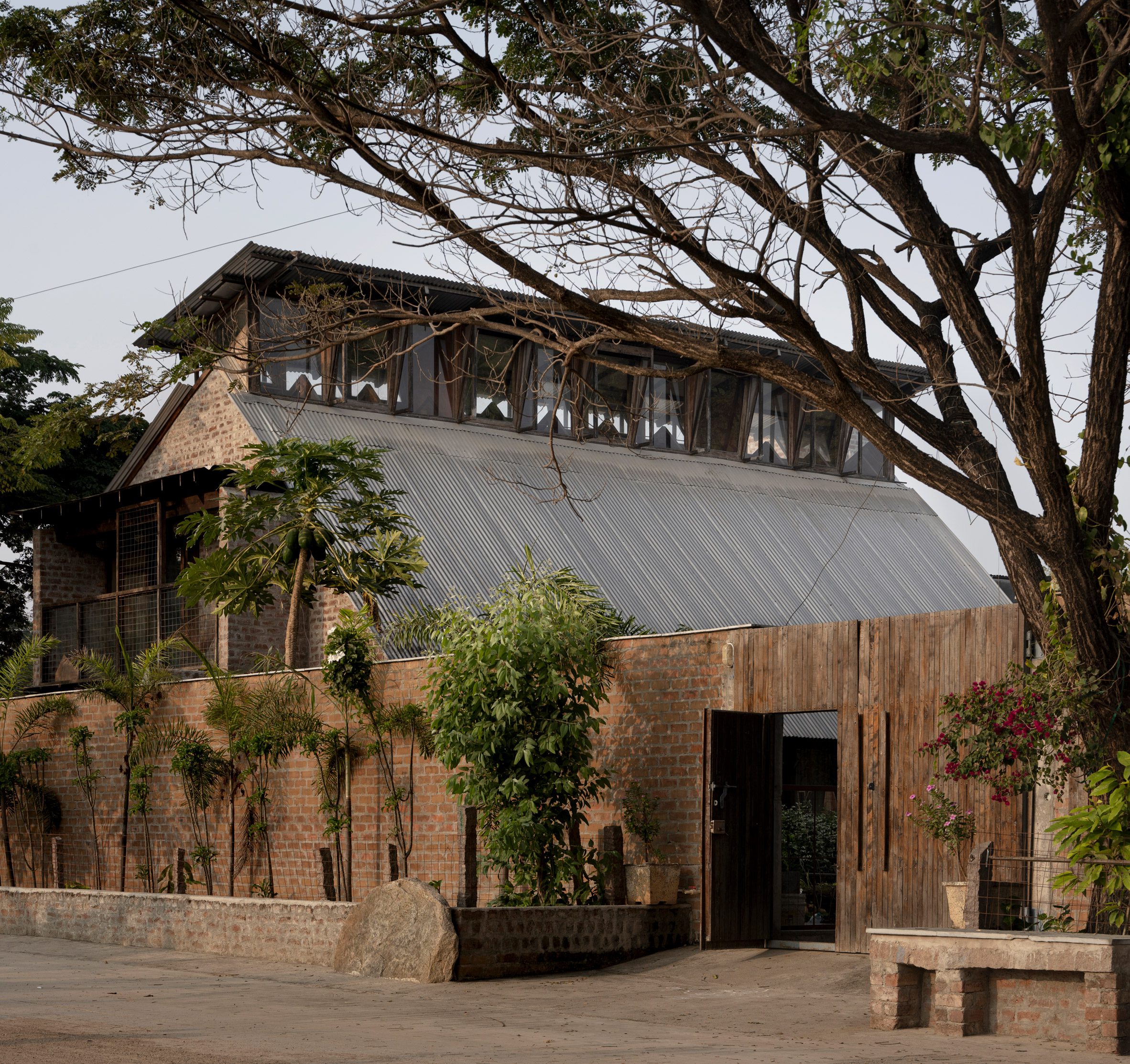 Exterior view of home by Kiron Cheerla Architecture