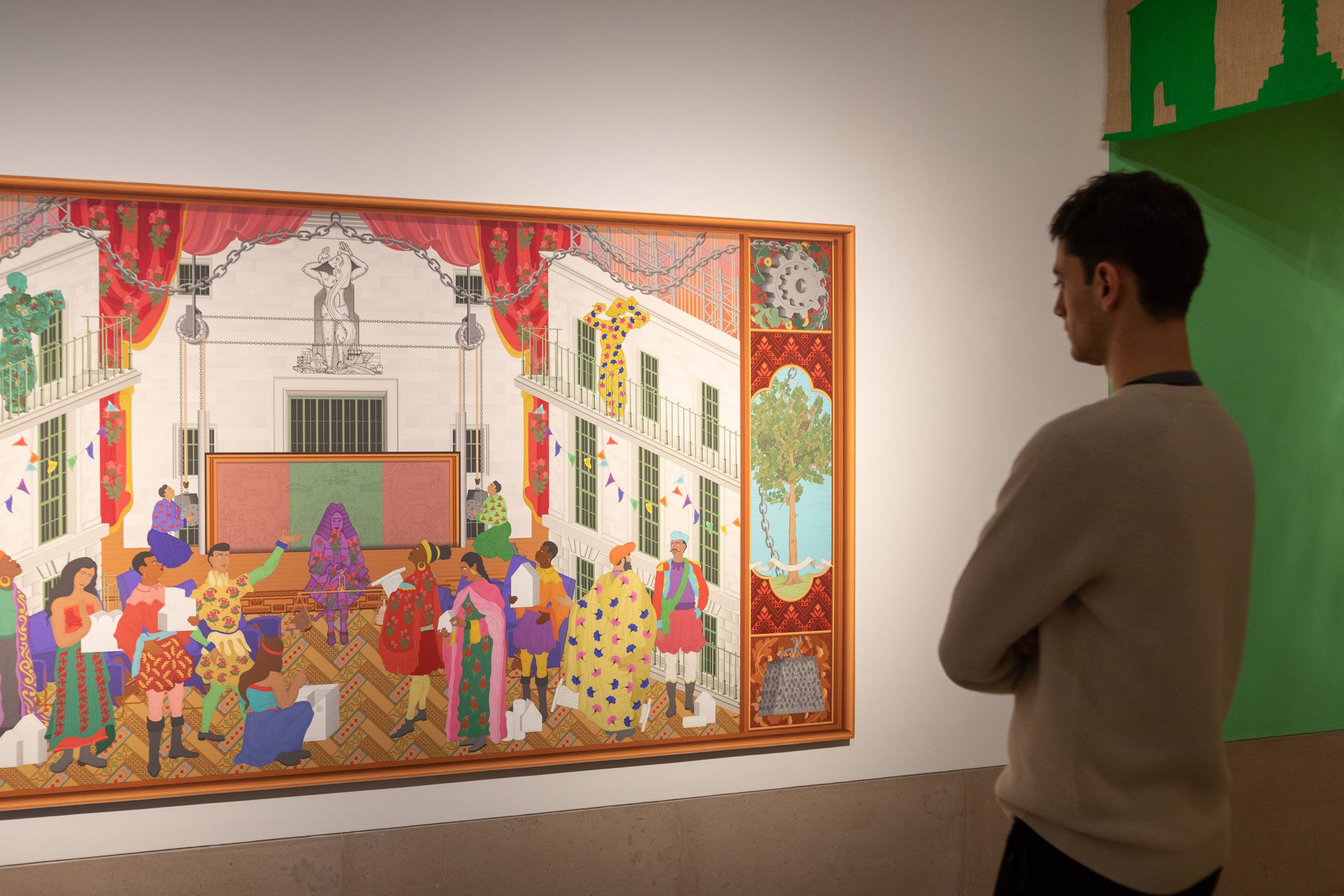 Illustration in Raise the Roof exhibition at RIBA in London
