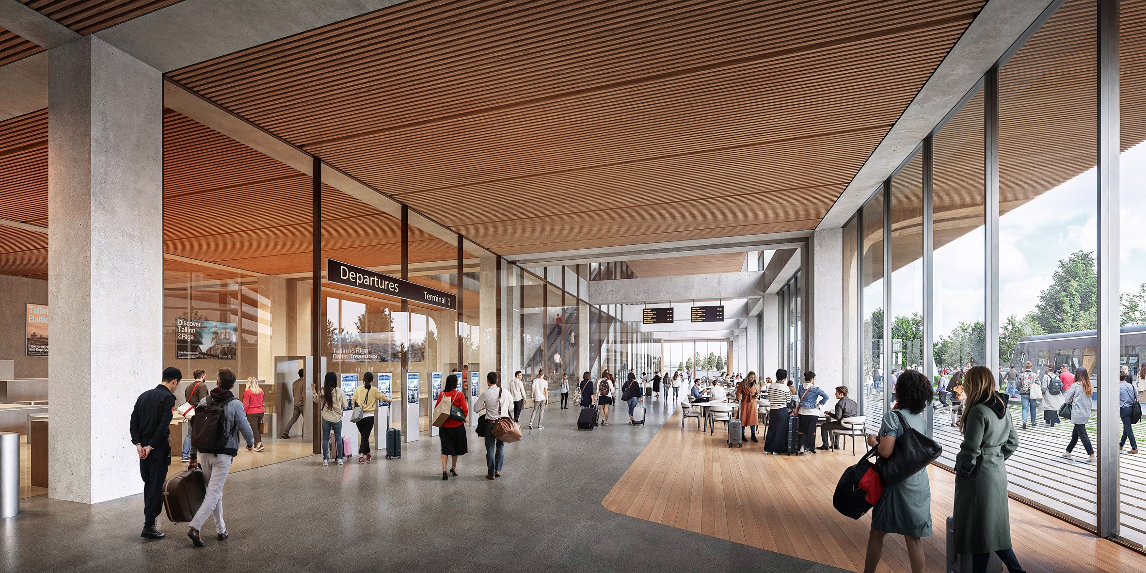 Ropax Ferry Terminal by Zaha Hadid Architects