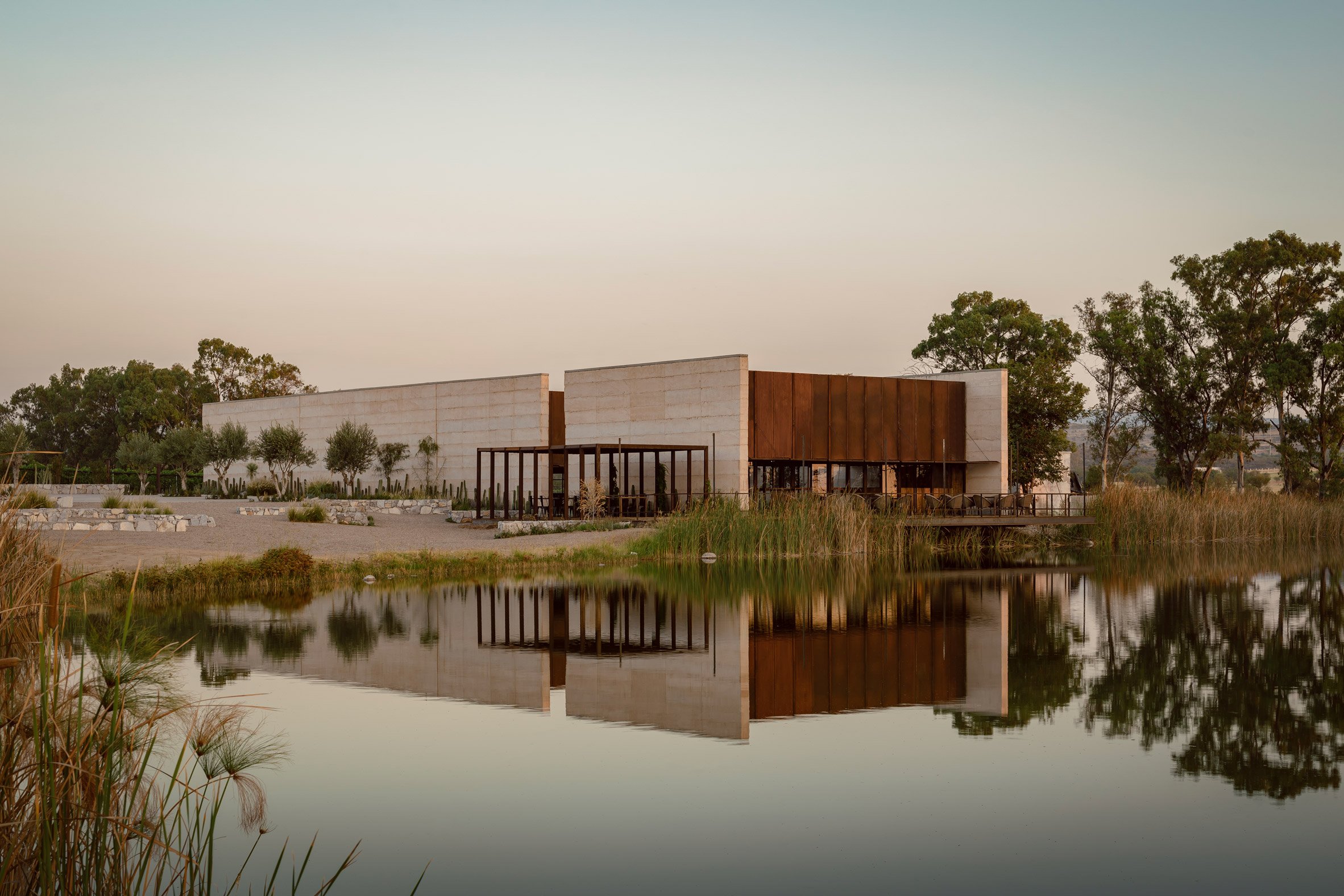 Stone winery in Mexico