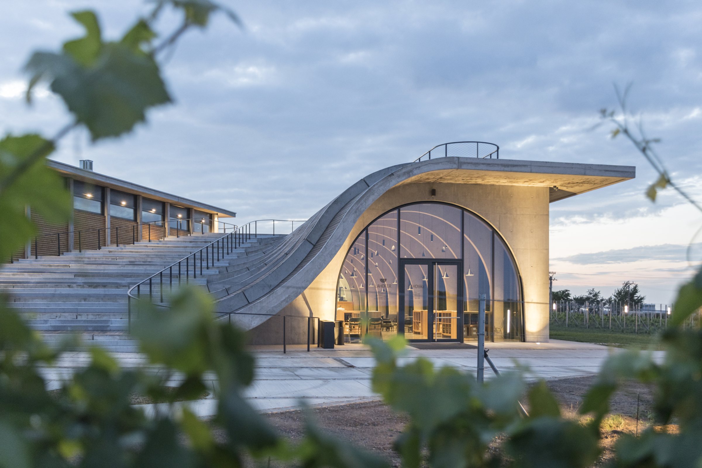 Lahofer Winery, Dobšice, Czechia by CHYBIK + KRISTOF