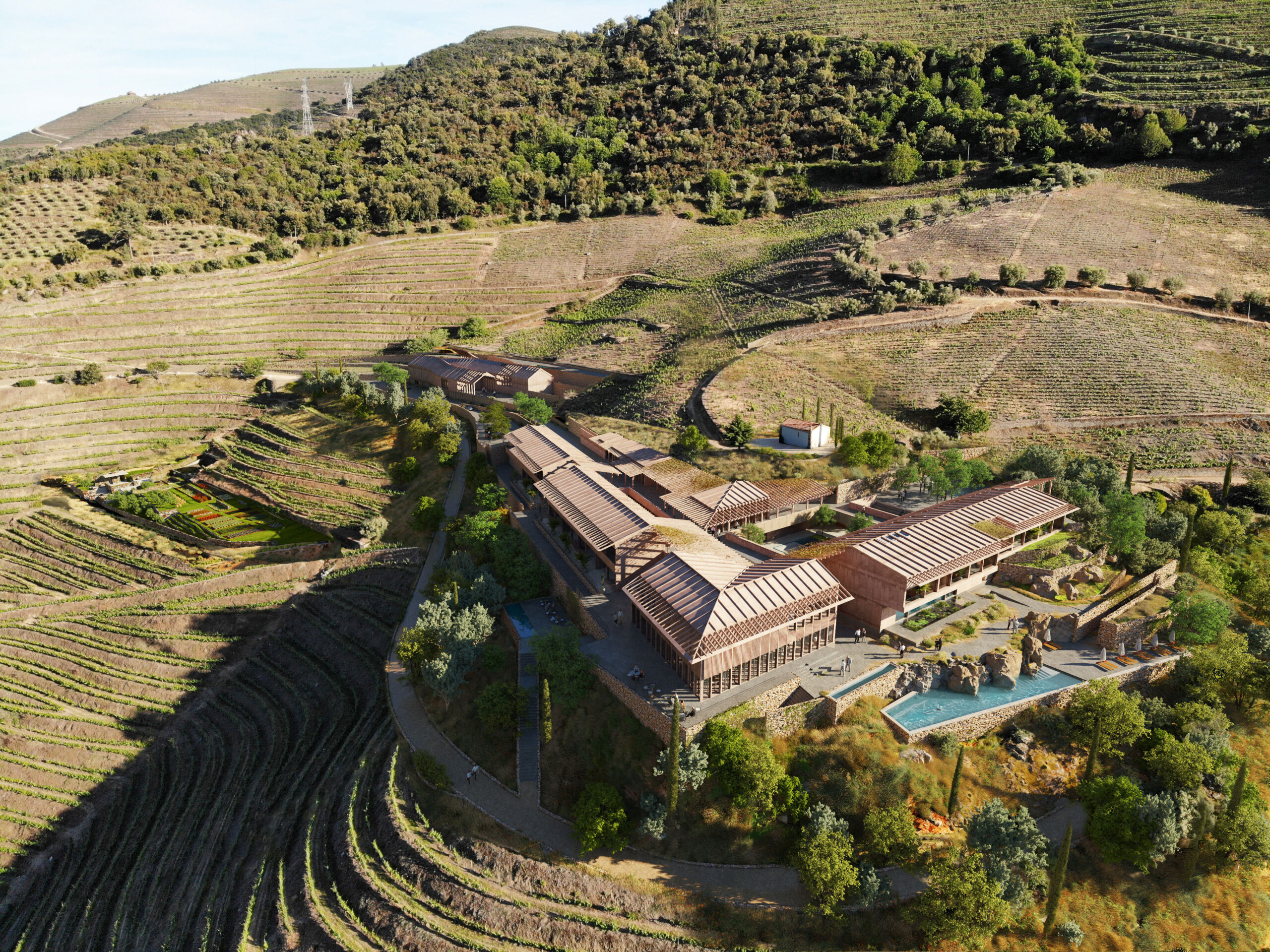 Quinta de Santo António Hotel & Winery, Tabuaço, Portugal by Atelier Sérgio Rebelo