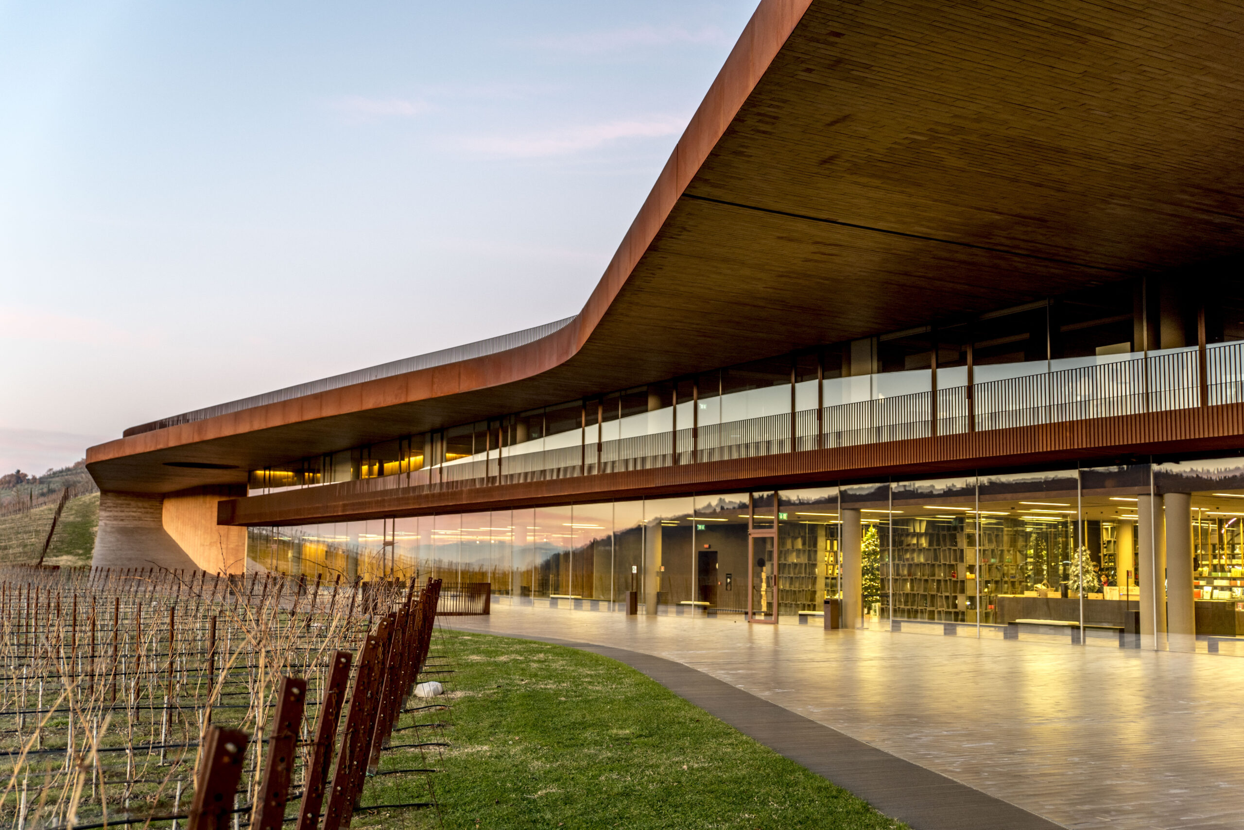 Antinori Winery Chianti Classico Bargino, Italy by HYDEA and Archea Associati