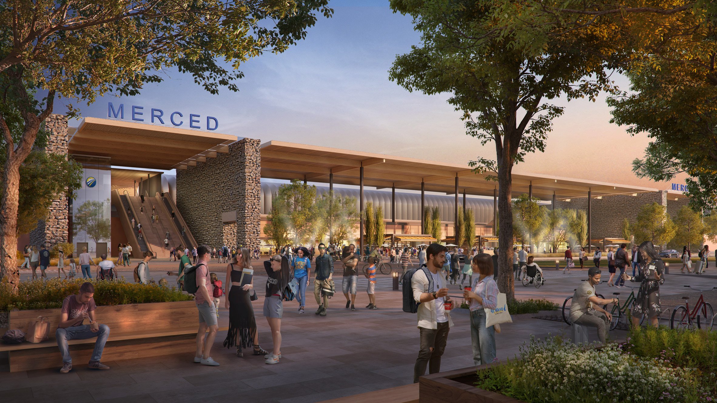 High speed rail station