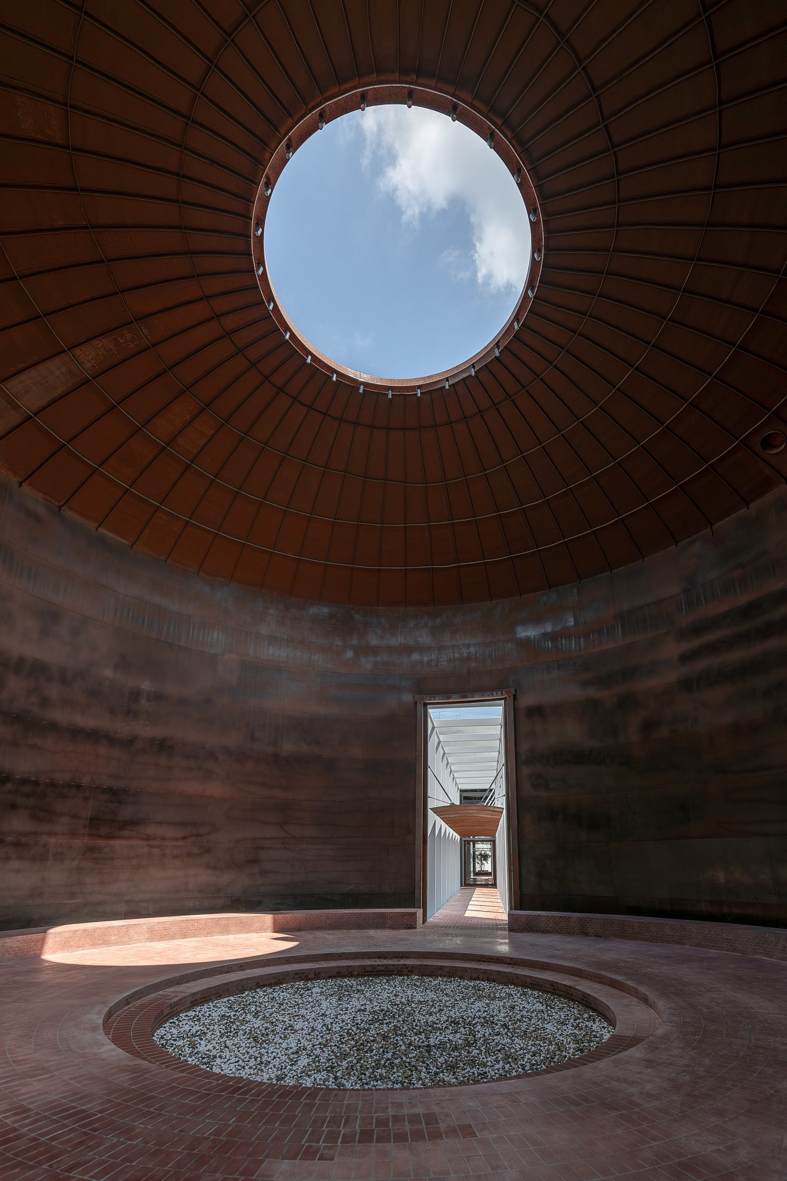 Silo interior at Cotton Park in Changzhou