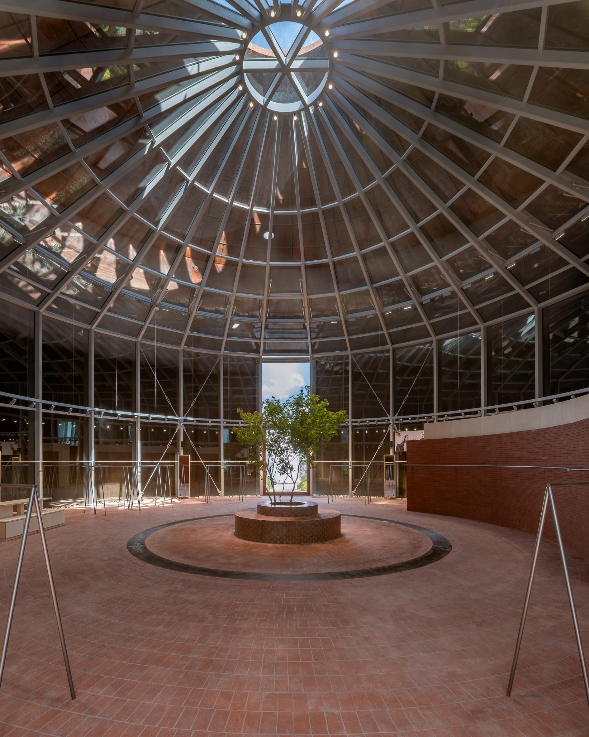 Interior view of renovated silo by AIM Architecture