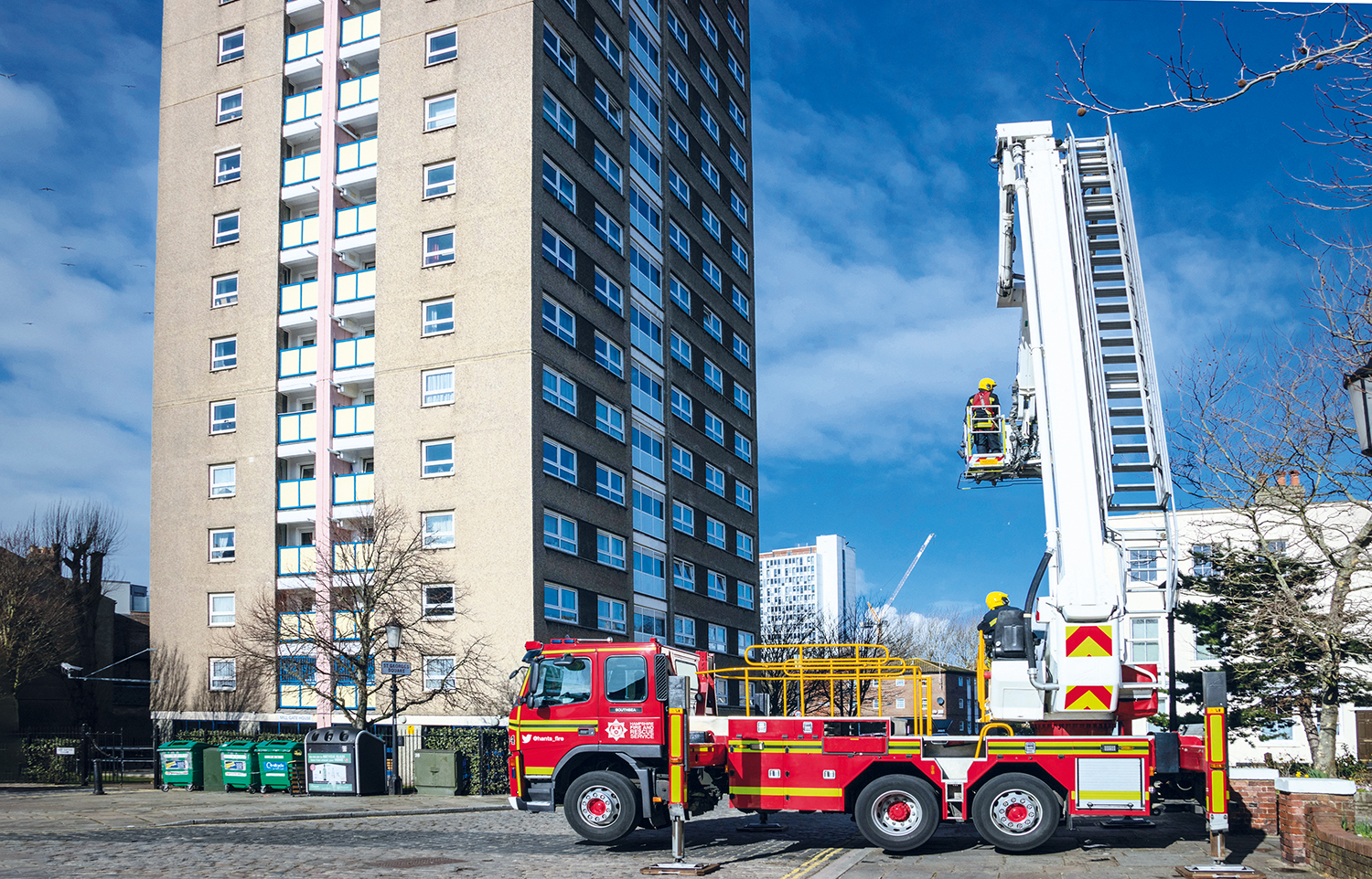 High-rise block fires