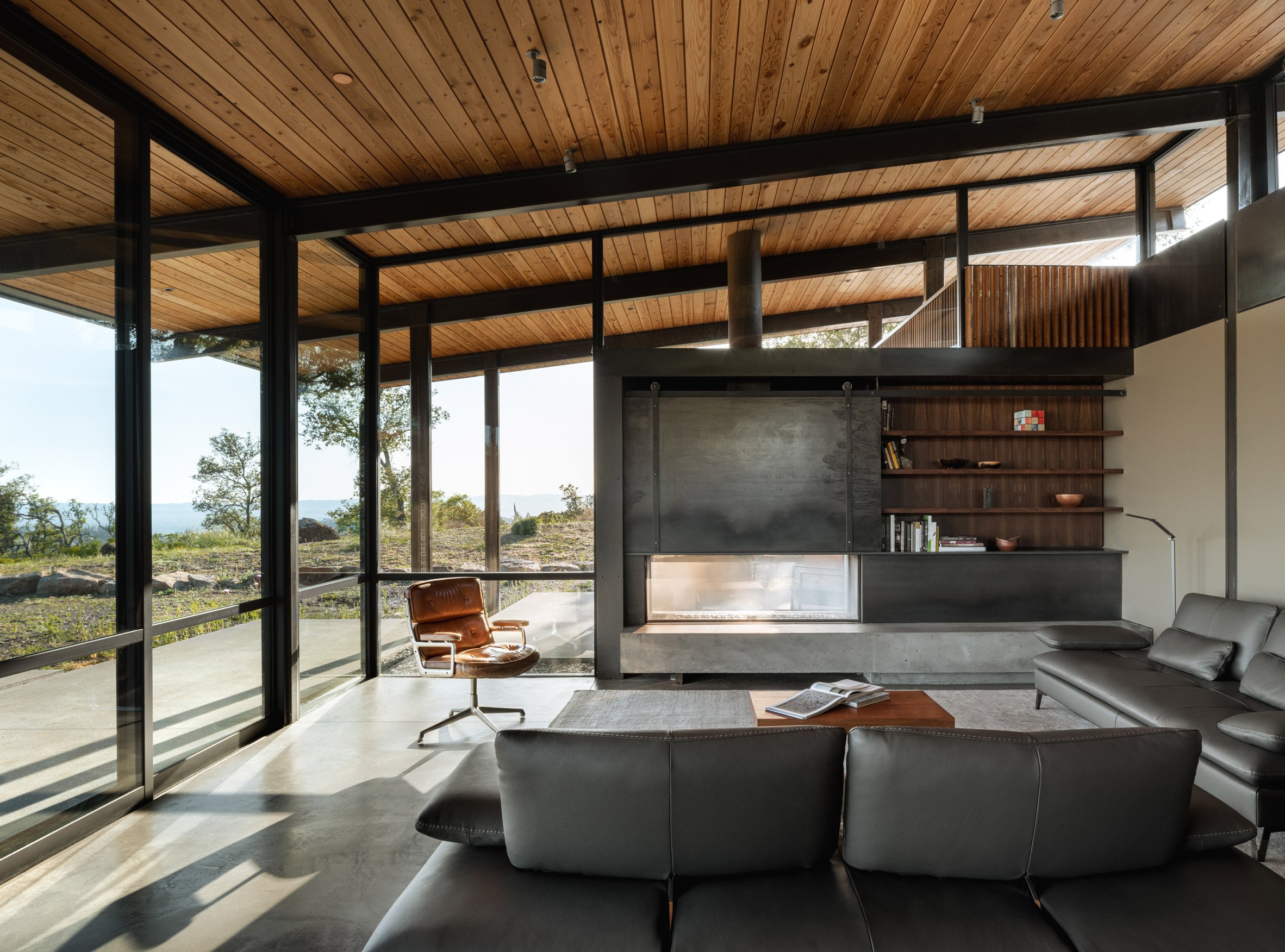 Living space in one-storey home