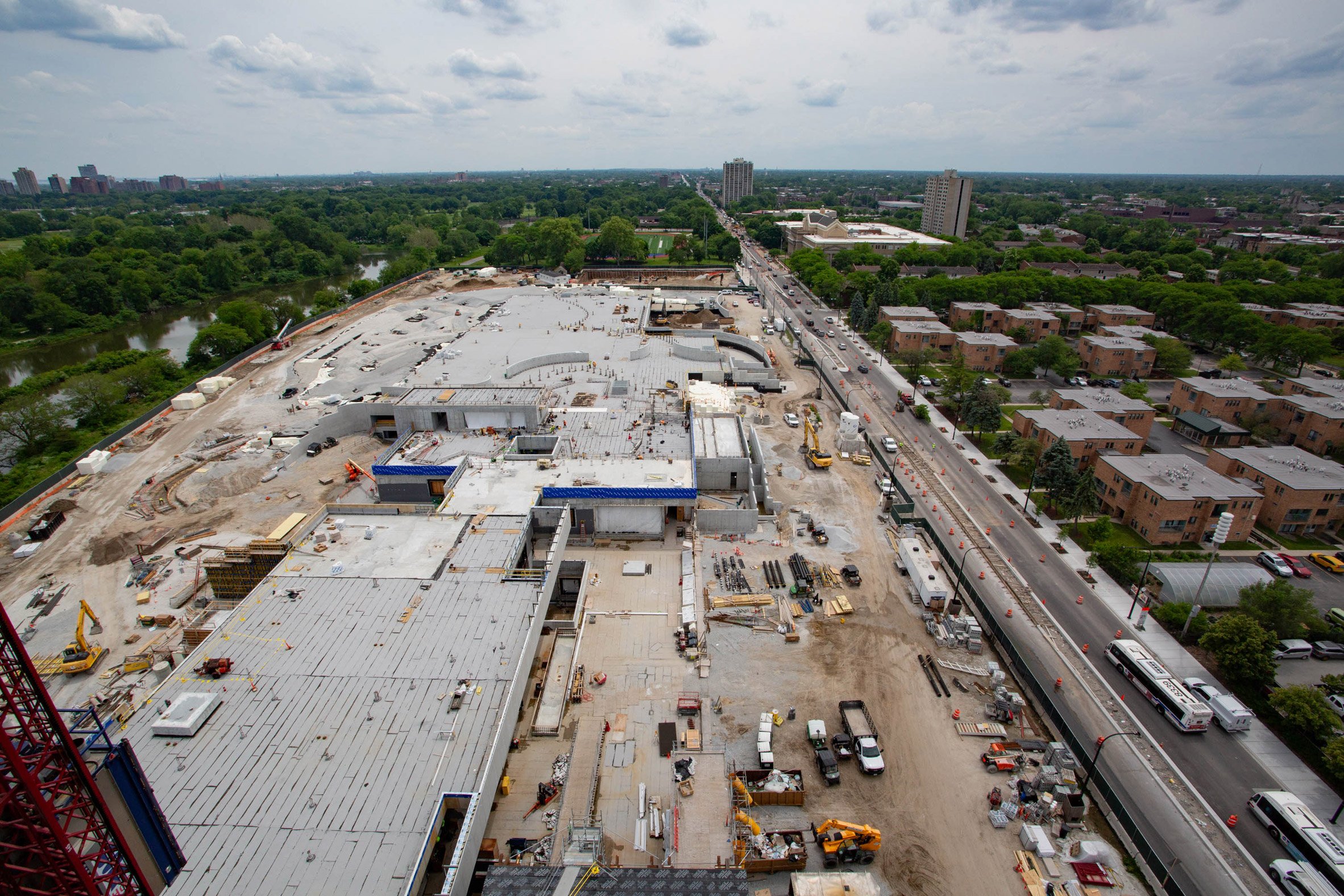 Obama Centre campus under constructuni
