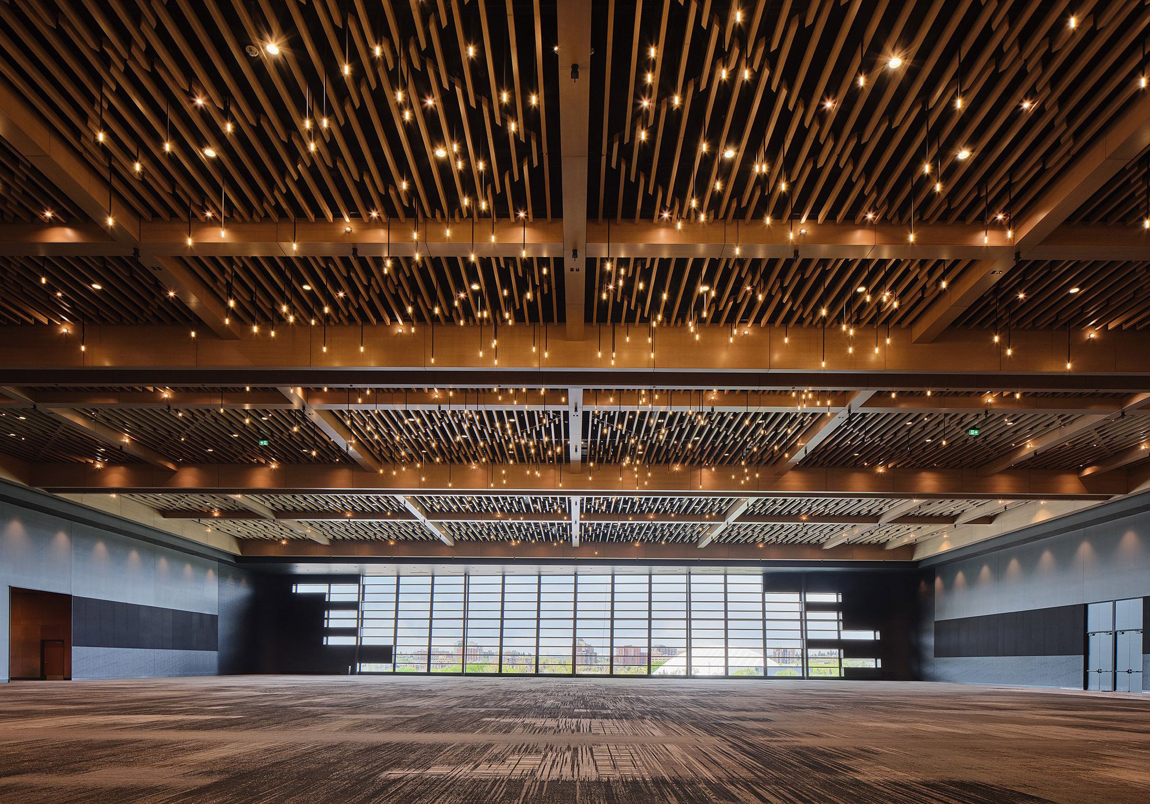 Interior of convention centre