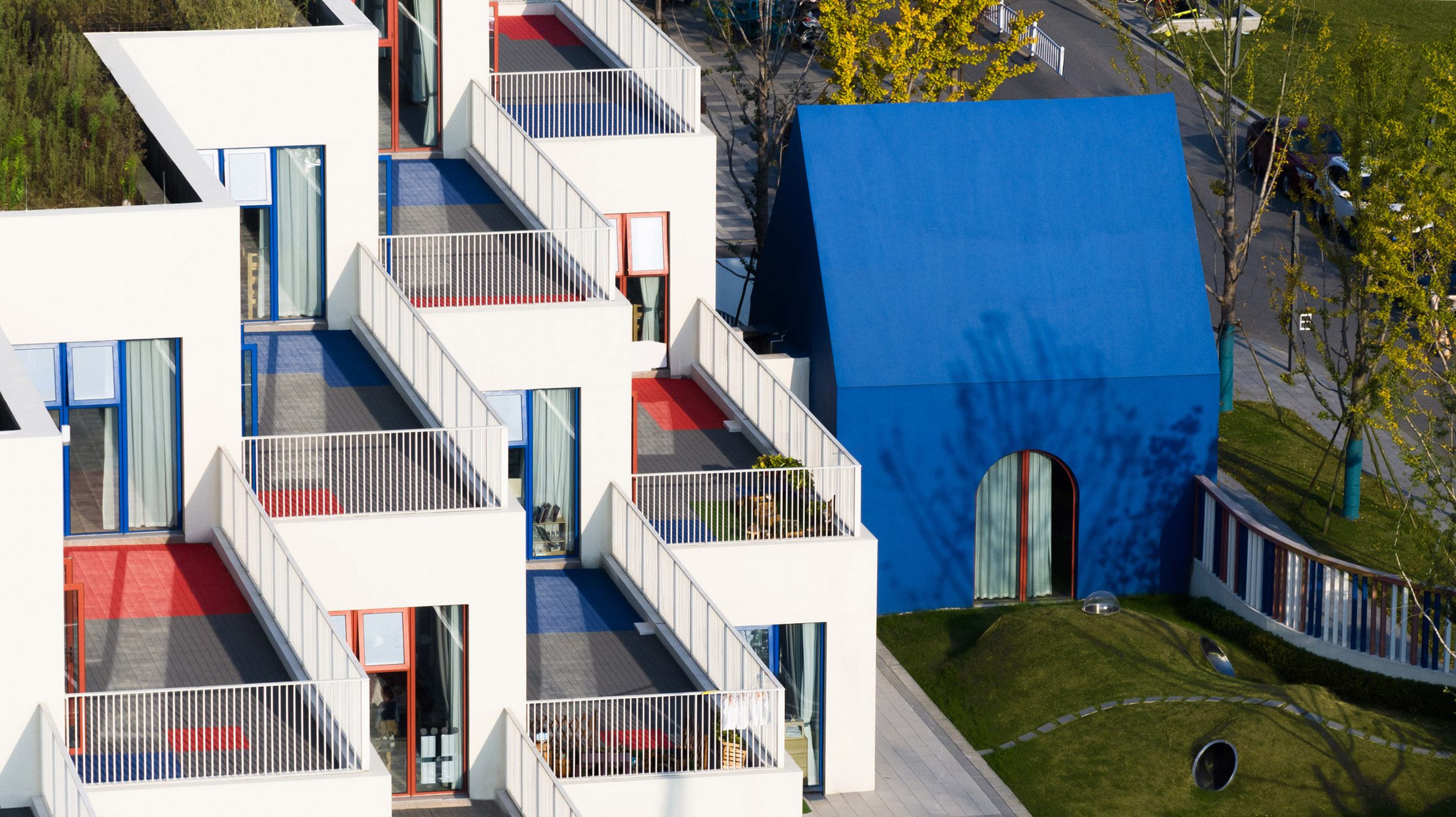 Balconies of West Coast Kindergarten by CLOU Architects
