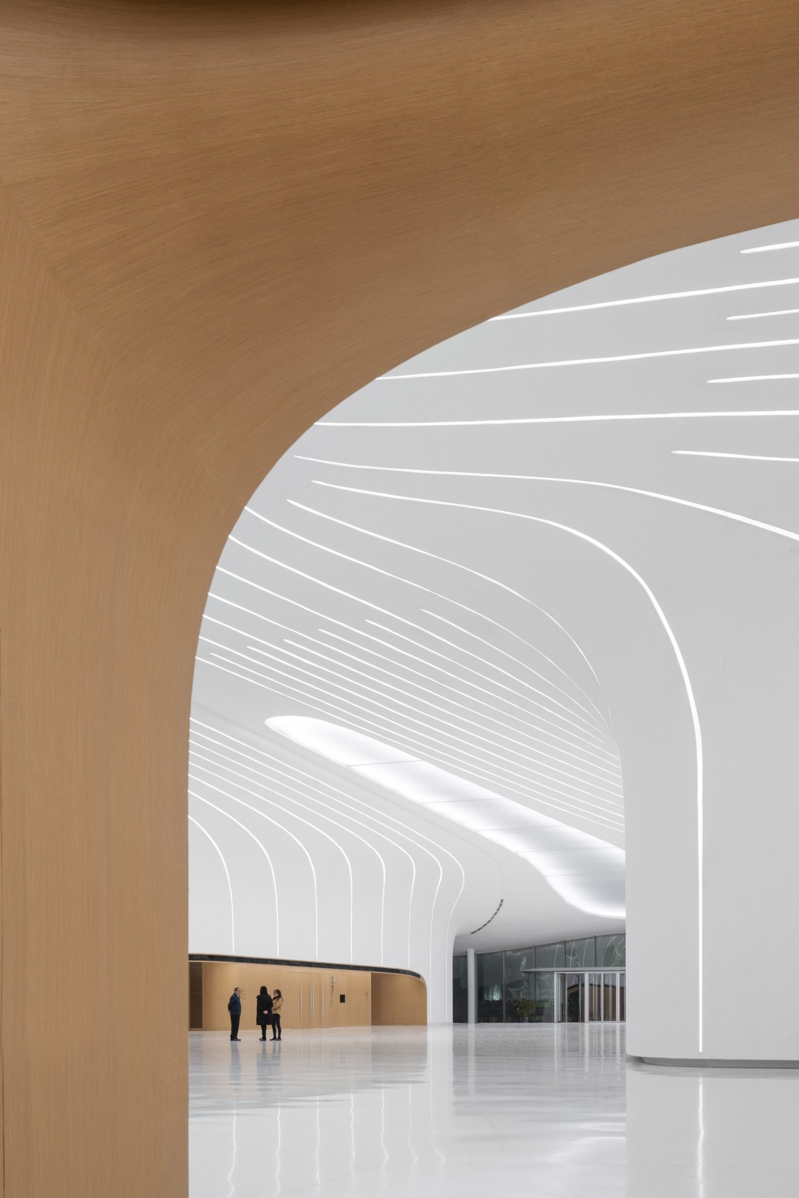 Interior of ZGC International Innovation Center in Beijing by MAD