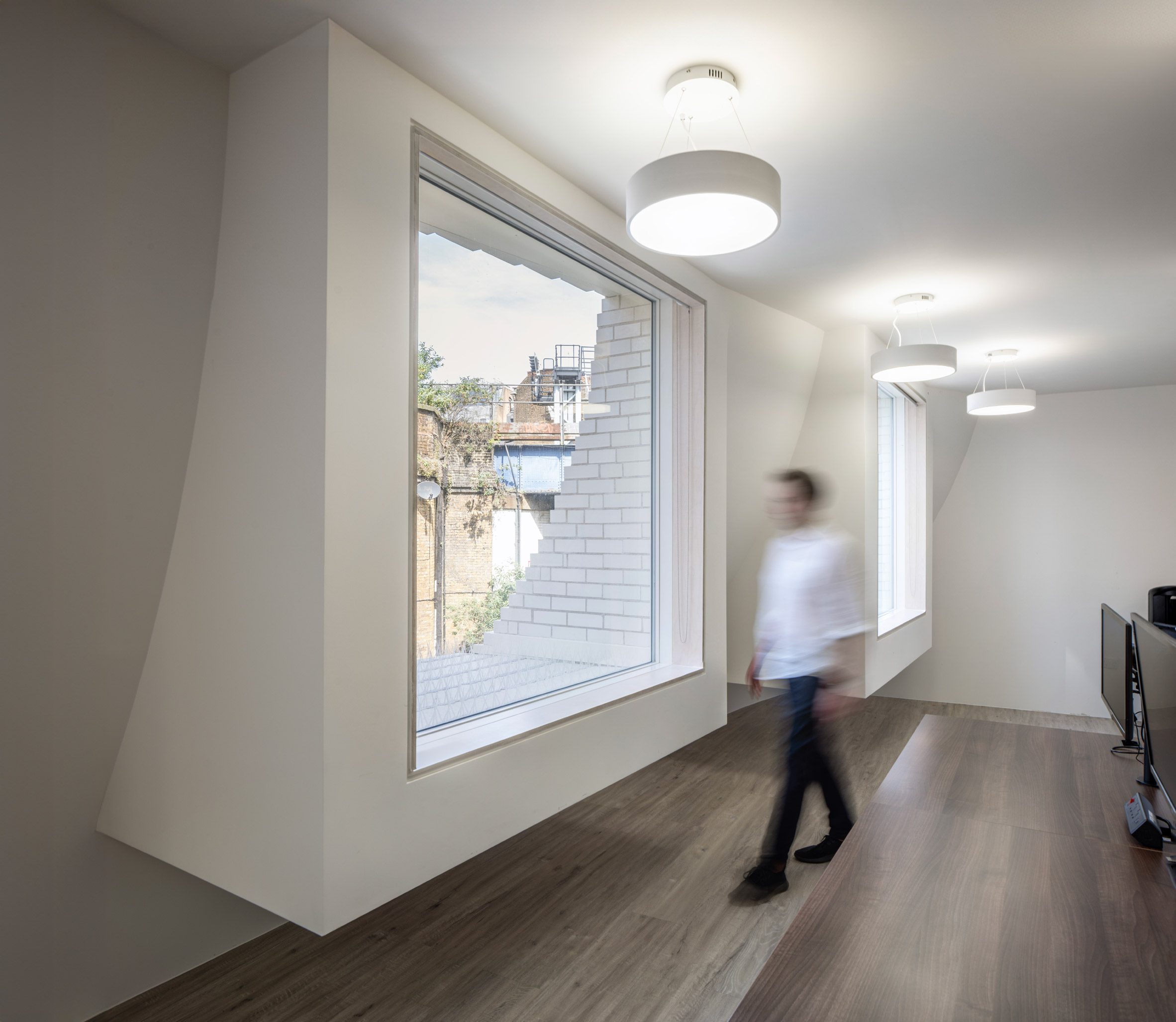 Interior of The Scoop office by Corstorphine & White