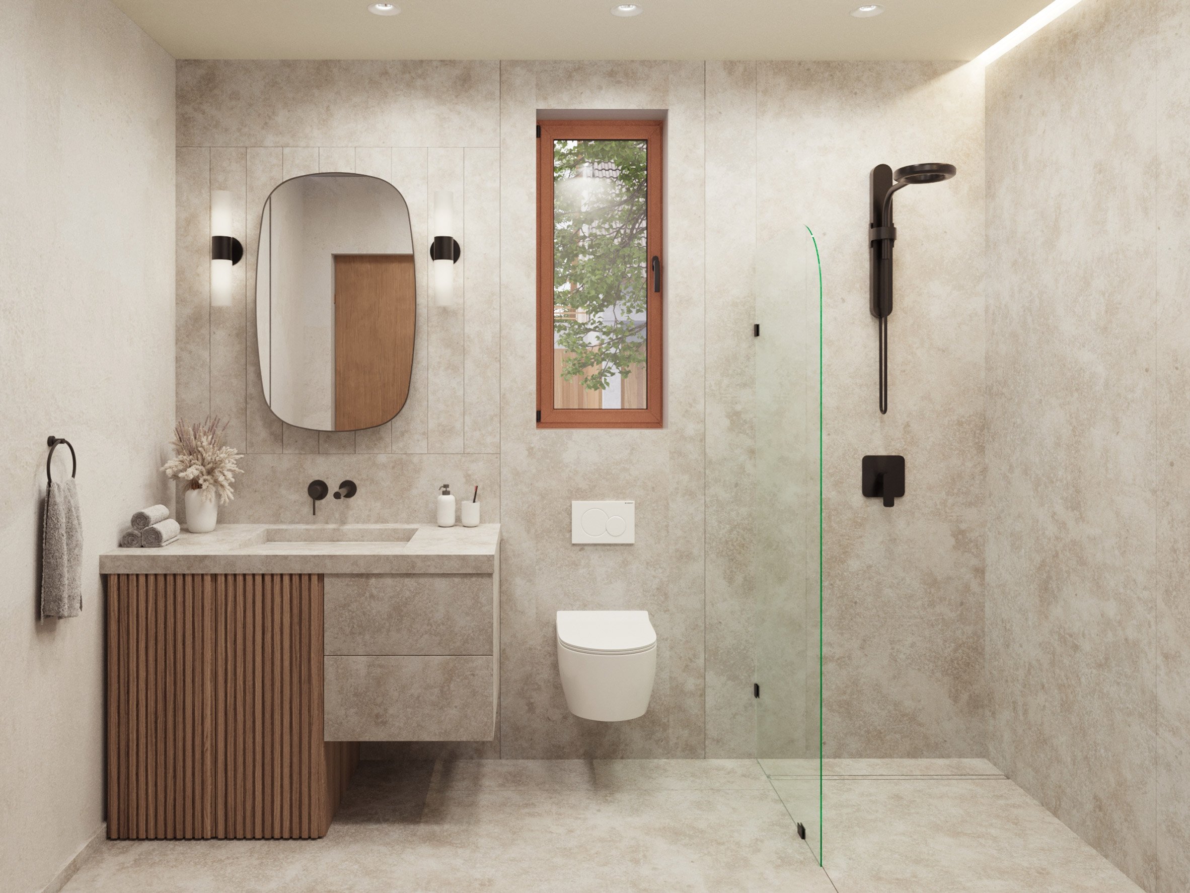 Bathroom view of Cosmic ONE micro home by Cosmic