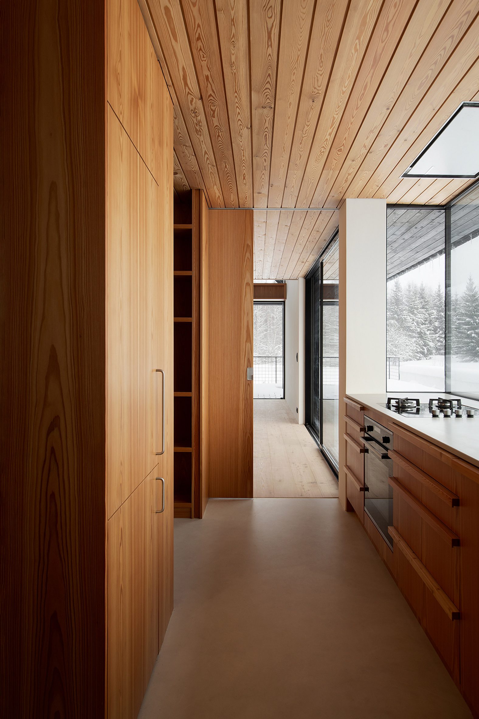 Kitchen interior at Põro House in Estonia