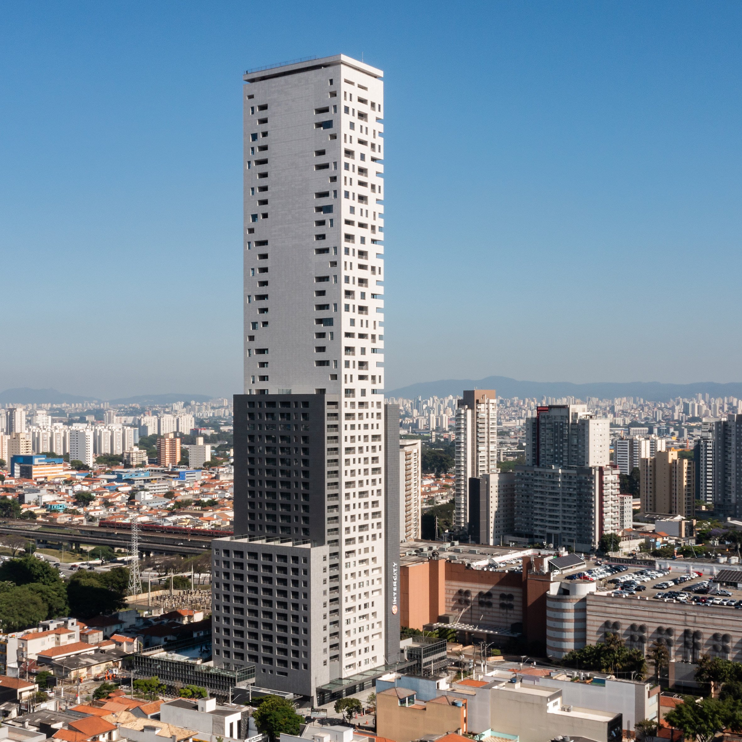 Skyscraper from the side