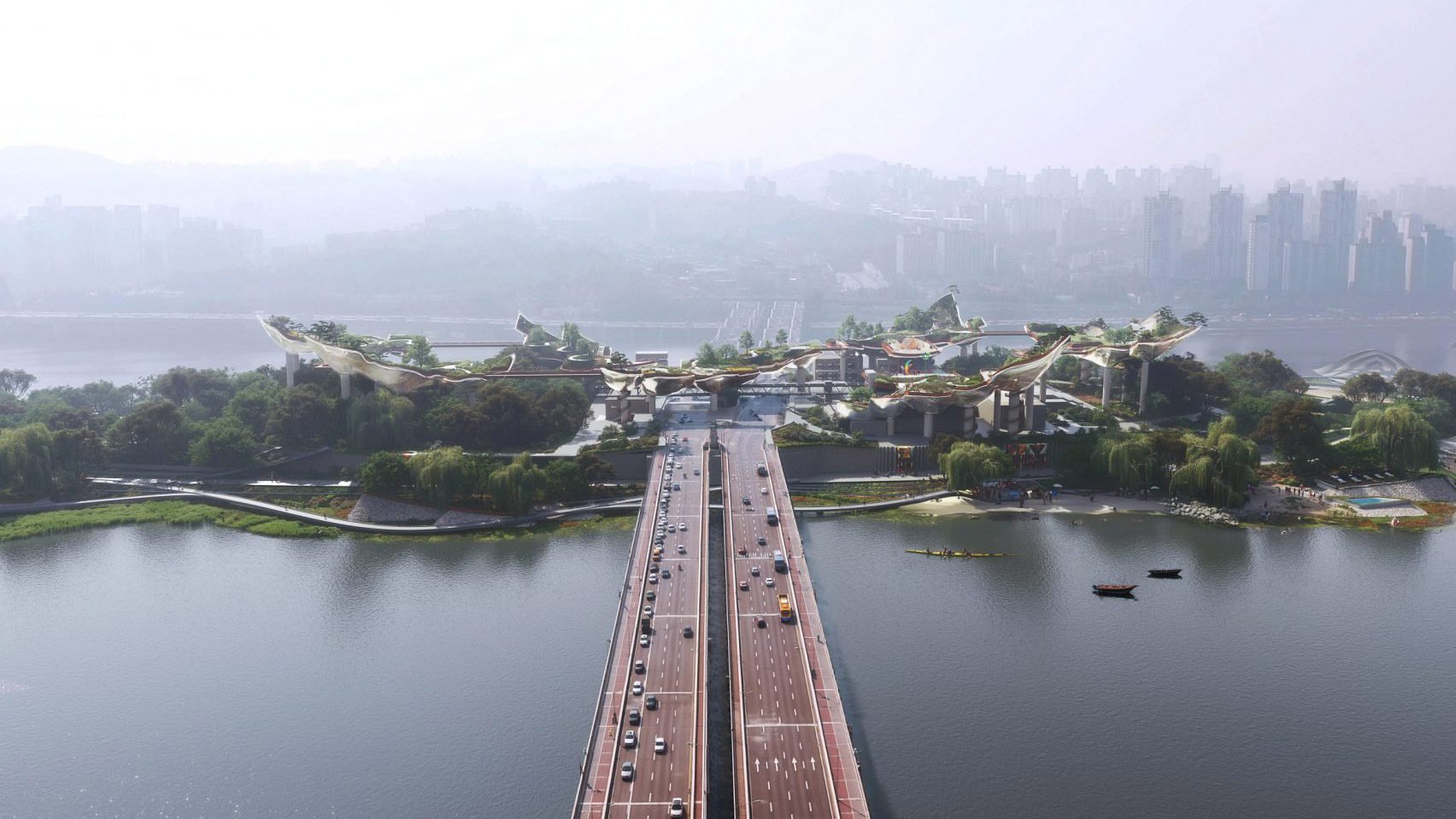 Rendering of Nodeul Island