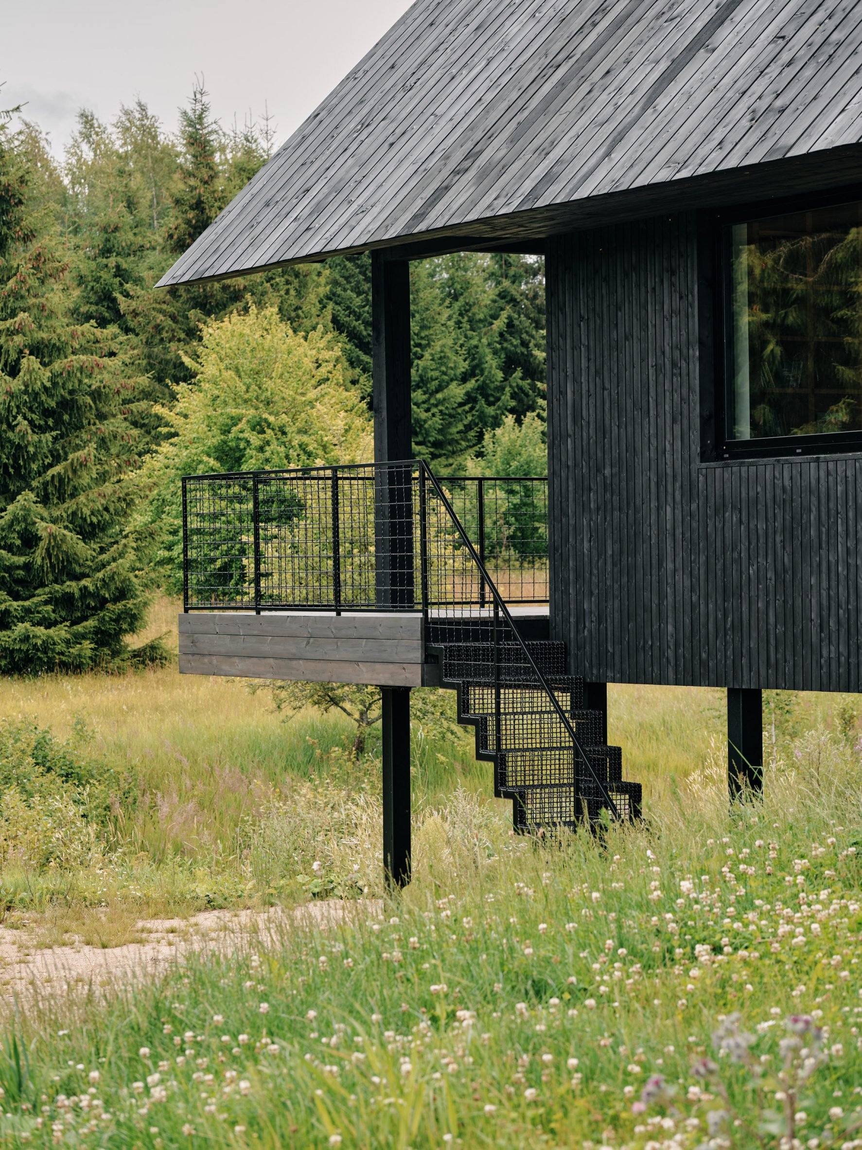 Staircase outside Põro House by Hanna Karits and Mari Hunt