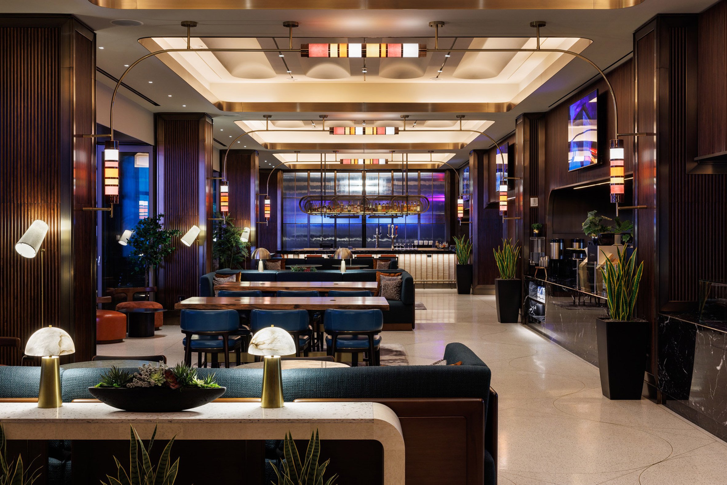 A bar in Times Square