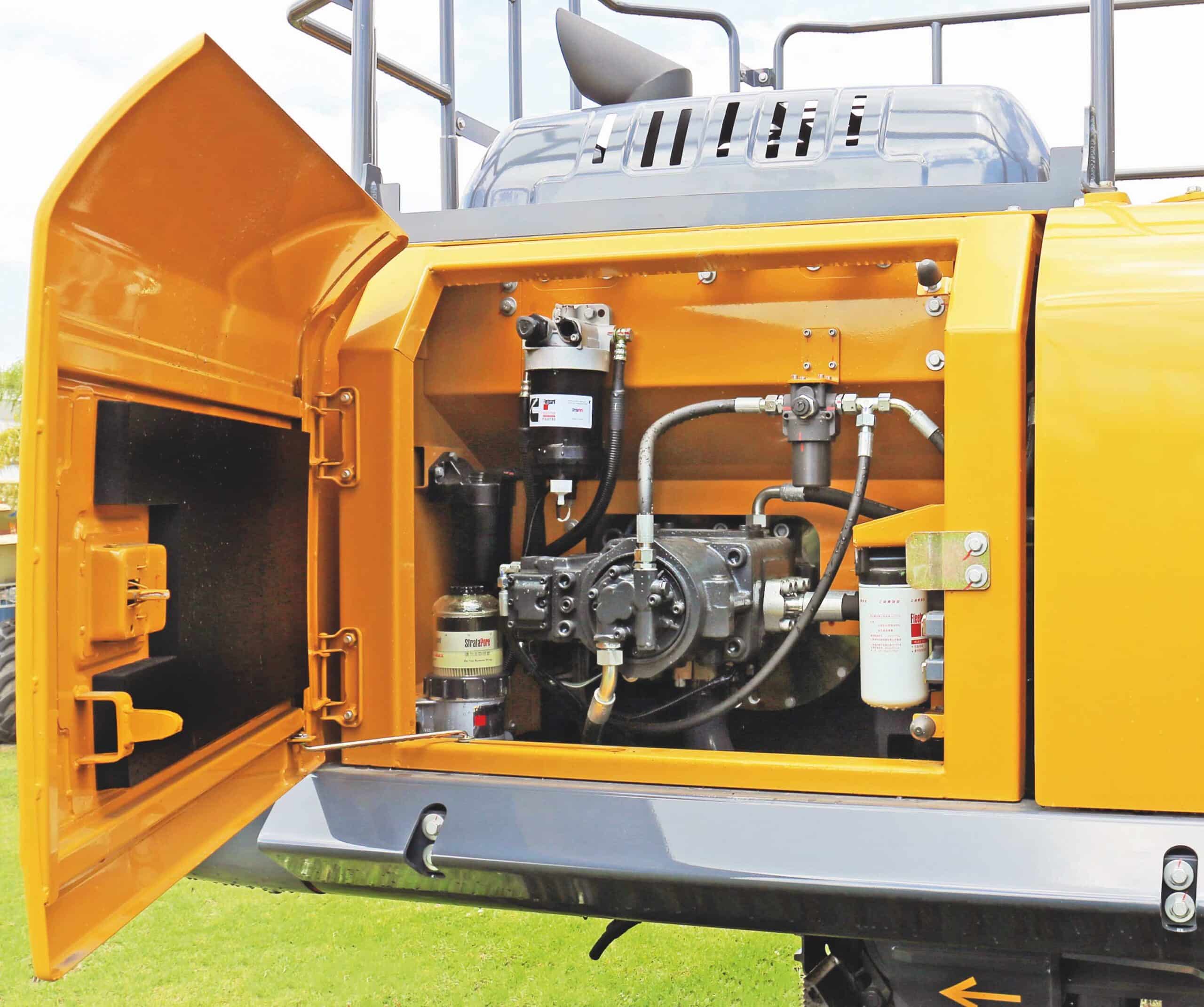 XCMG designs its equipment to be easy to use and simple to maintain.
