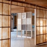 Biomaterials made of sawdust by Natural Material Studio
