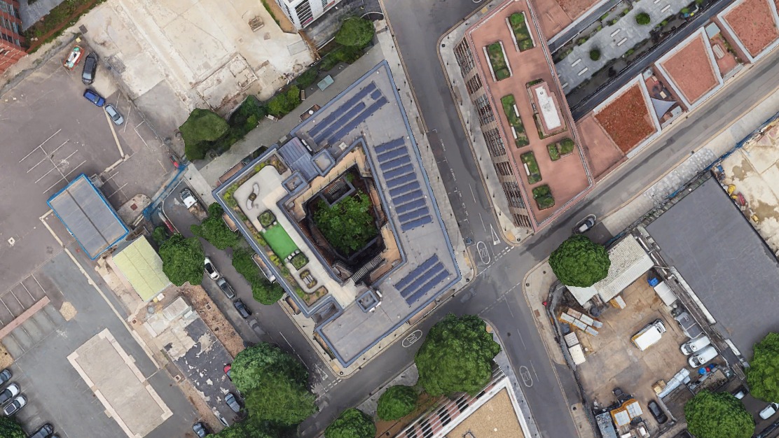 FTT Higher-risk buildings - Aerial view of Smoke House and Curing House in Remus Road, east London - lawyers explain how a roof garden transformed a building into a higher-risk building.