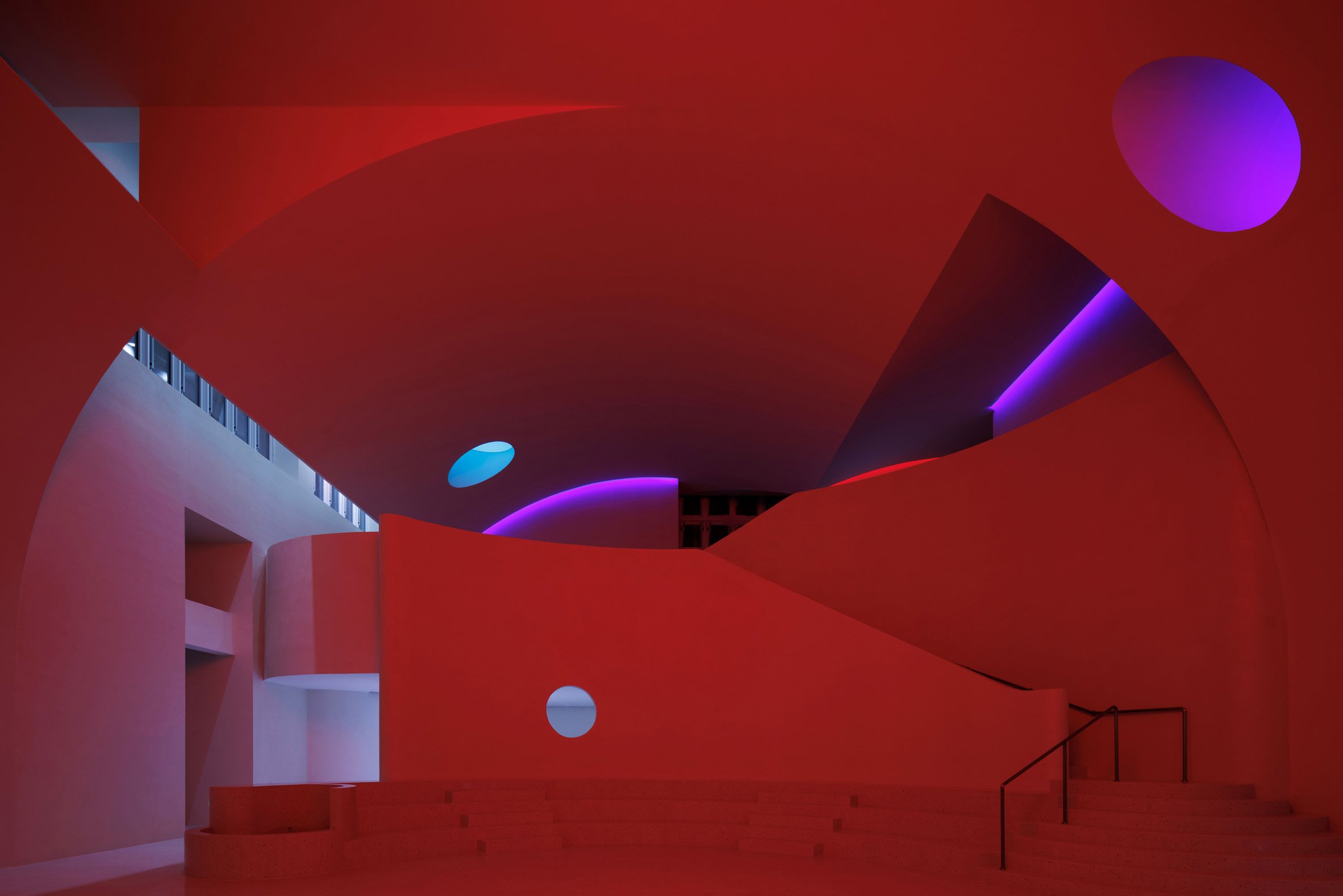 Interior of Flickering Peak in China by Wutopia Lab