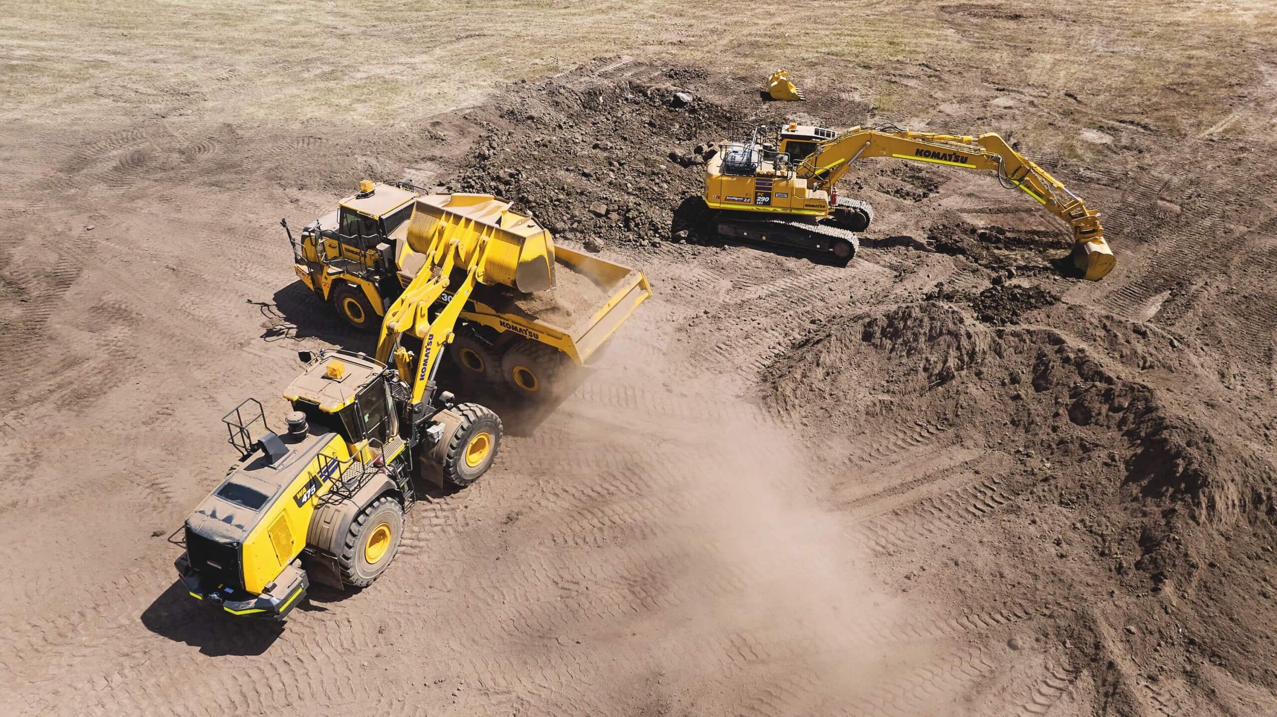 Komatsu’s myFleet helps customers to access information that can aid the effectiveness and long-term sustainability of their operation.