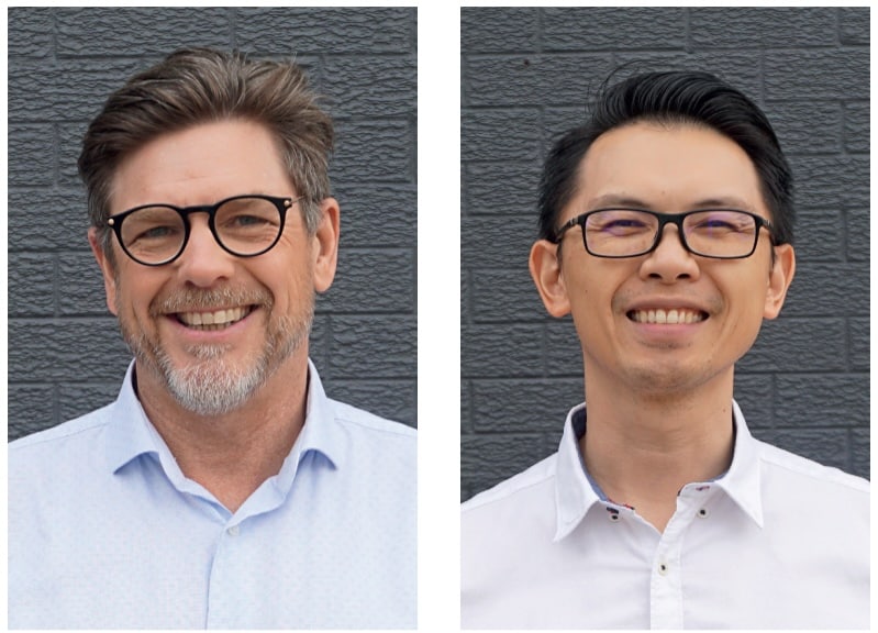 L to R: Octant AI Co-Founders David Porter and Cuong Quang. 