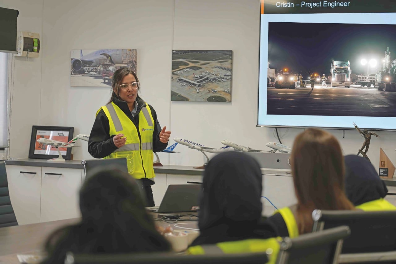 A mixture of classroom and hands-on sessions aimed to educate students on conventional and non-conventional pathways to a career in construction.